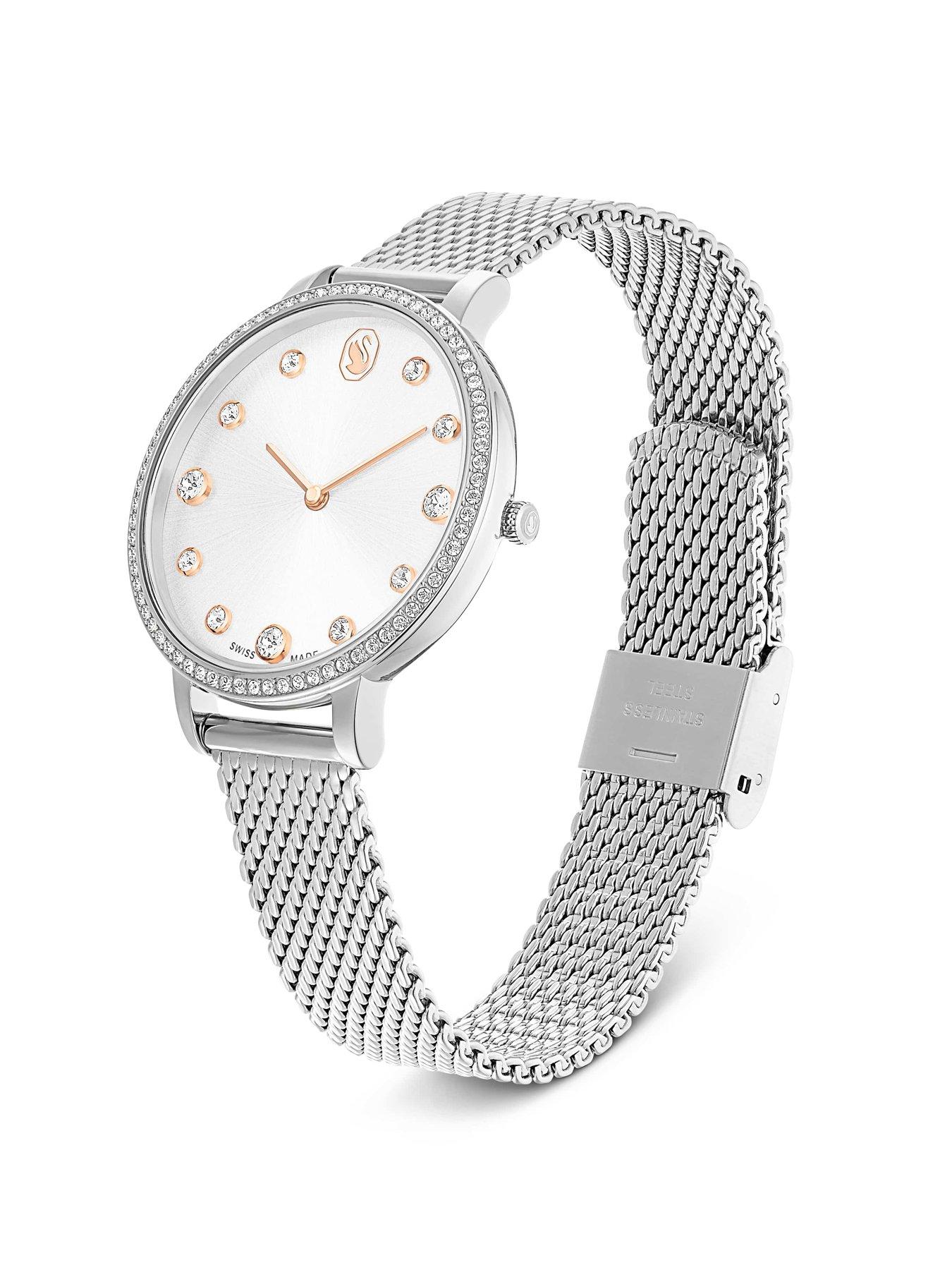 Image 3 of 6 of Swarovski Clarica Watch - Silver