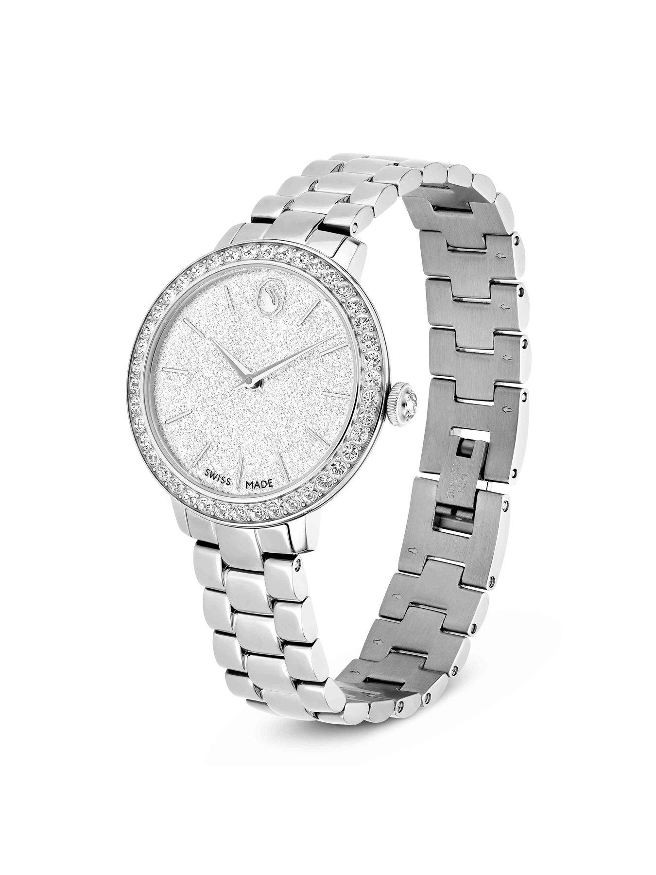 Image 3 of 6 of Swarovski Matrix 3-Link Watch - Silver