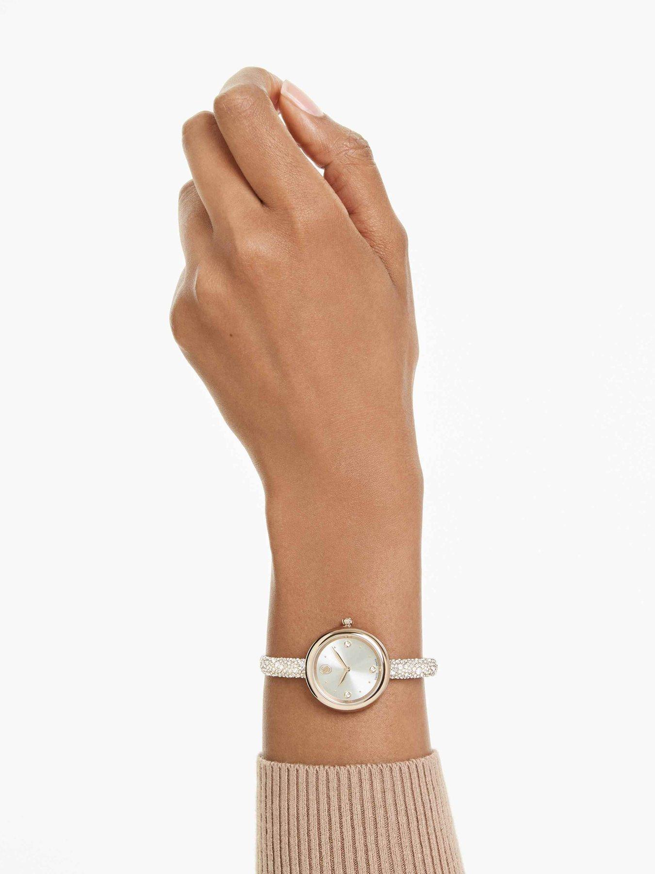 Image 2 of 6 of Swarovski Sublima Bangle Watch - Gold
