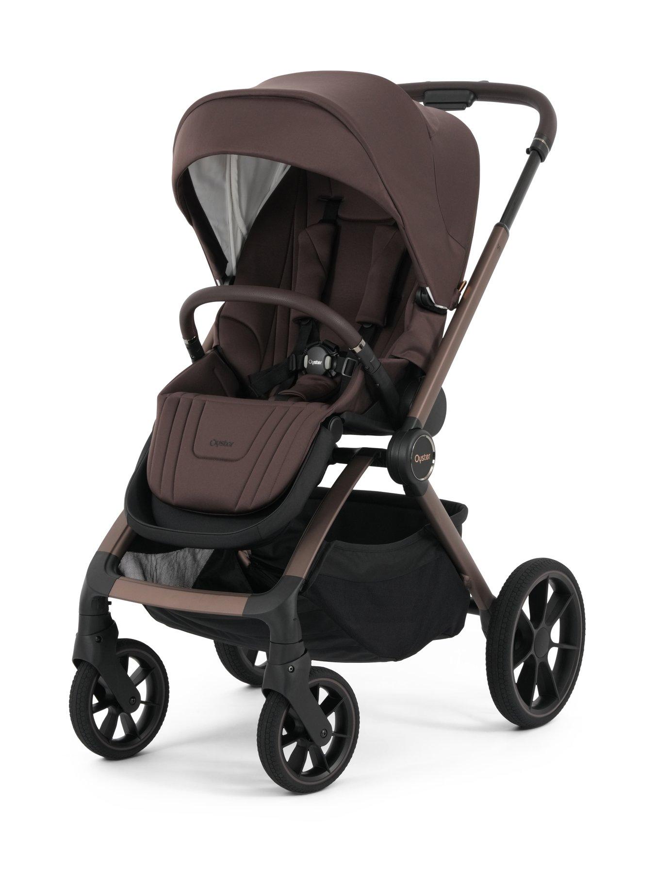 Image 2 of 7 of Oyster Oyster Vee Pushchair 360 Spin Bundle - Chocolate