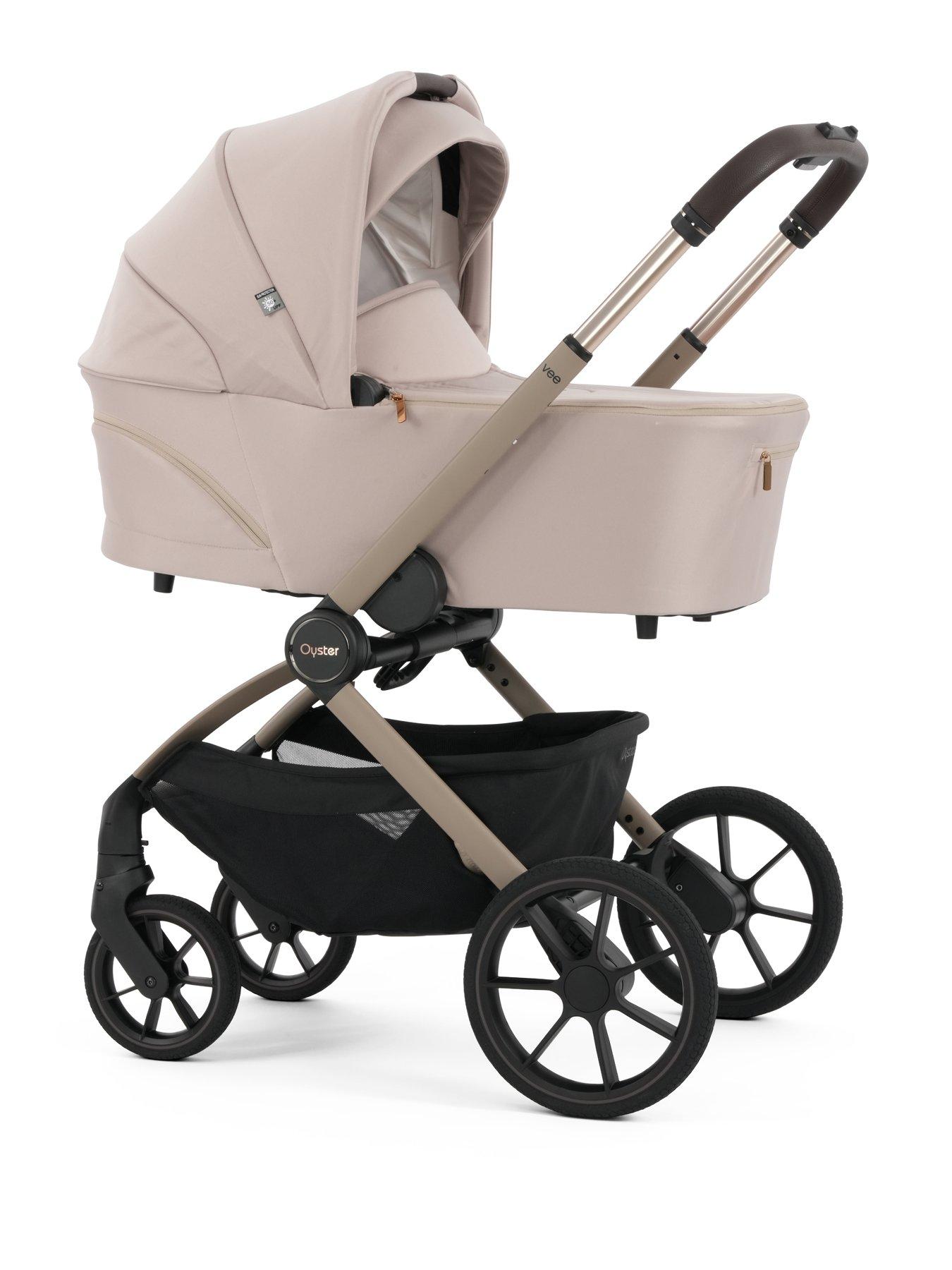 Image 3 of 7 of Oyster Oyster Vee Pushchair 360 Spin Bundle - Vanilla