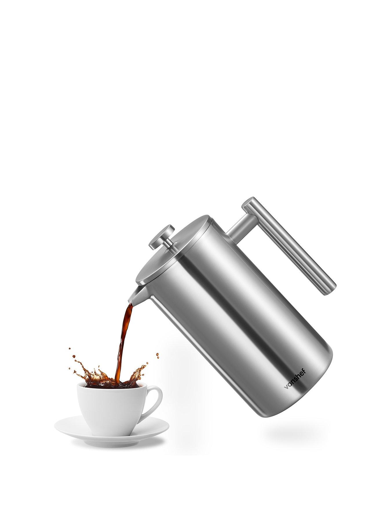 Image 2 of 7 of Vonshef 12 Cup Cafetiere With Spoon