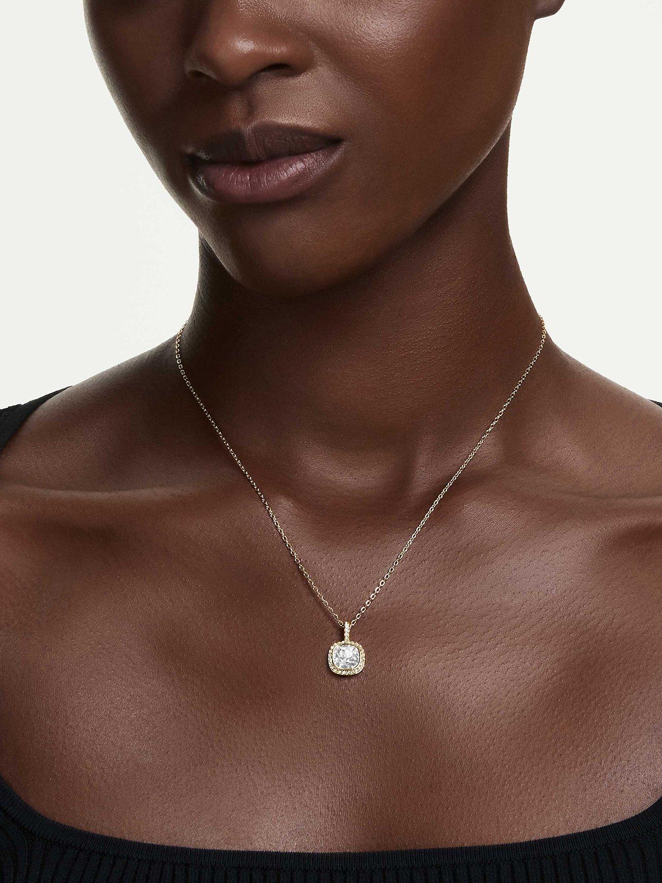 Swarovski Una Angelic Pendant - Gold