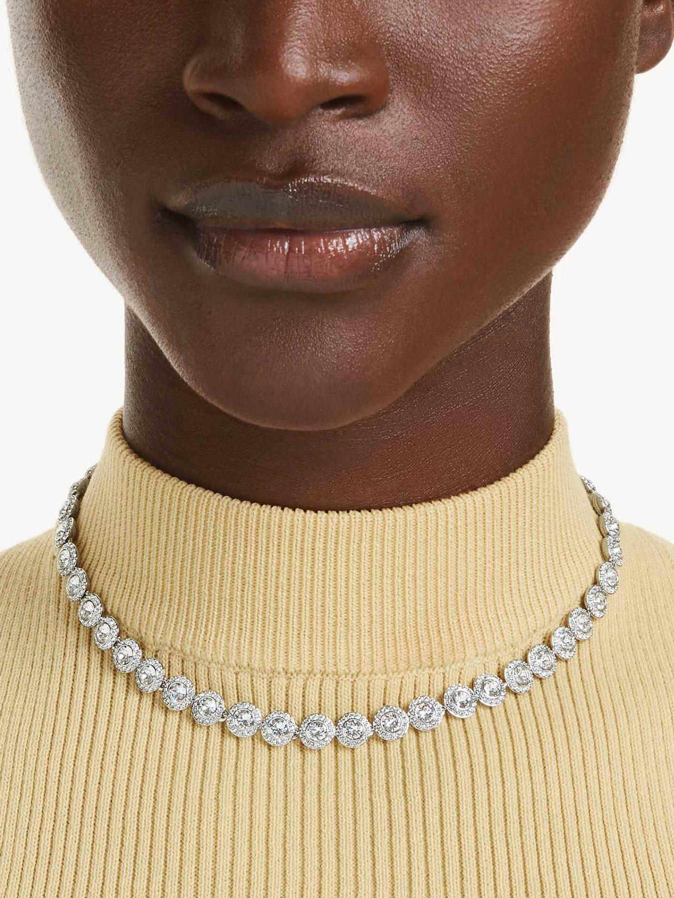 Swarovski Una Angelic Necklace - Silver