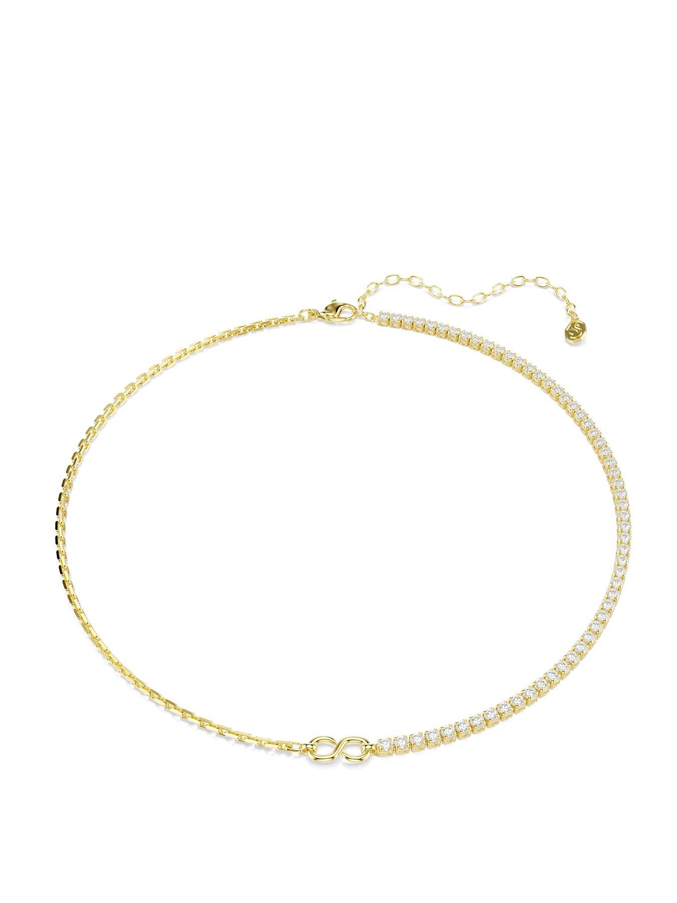 Swarovski Matrix Necklace - Gold