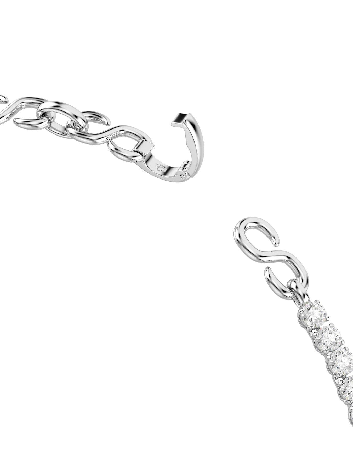 Image 4 of 5 of Swarovski Matrix Necklace - Silver