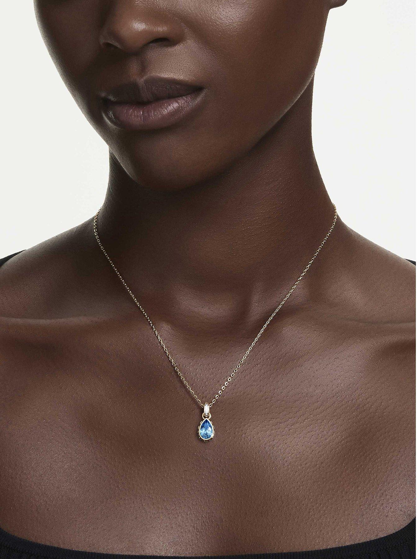 Swarovski Chroma Pendant - Gold