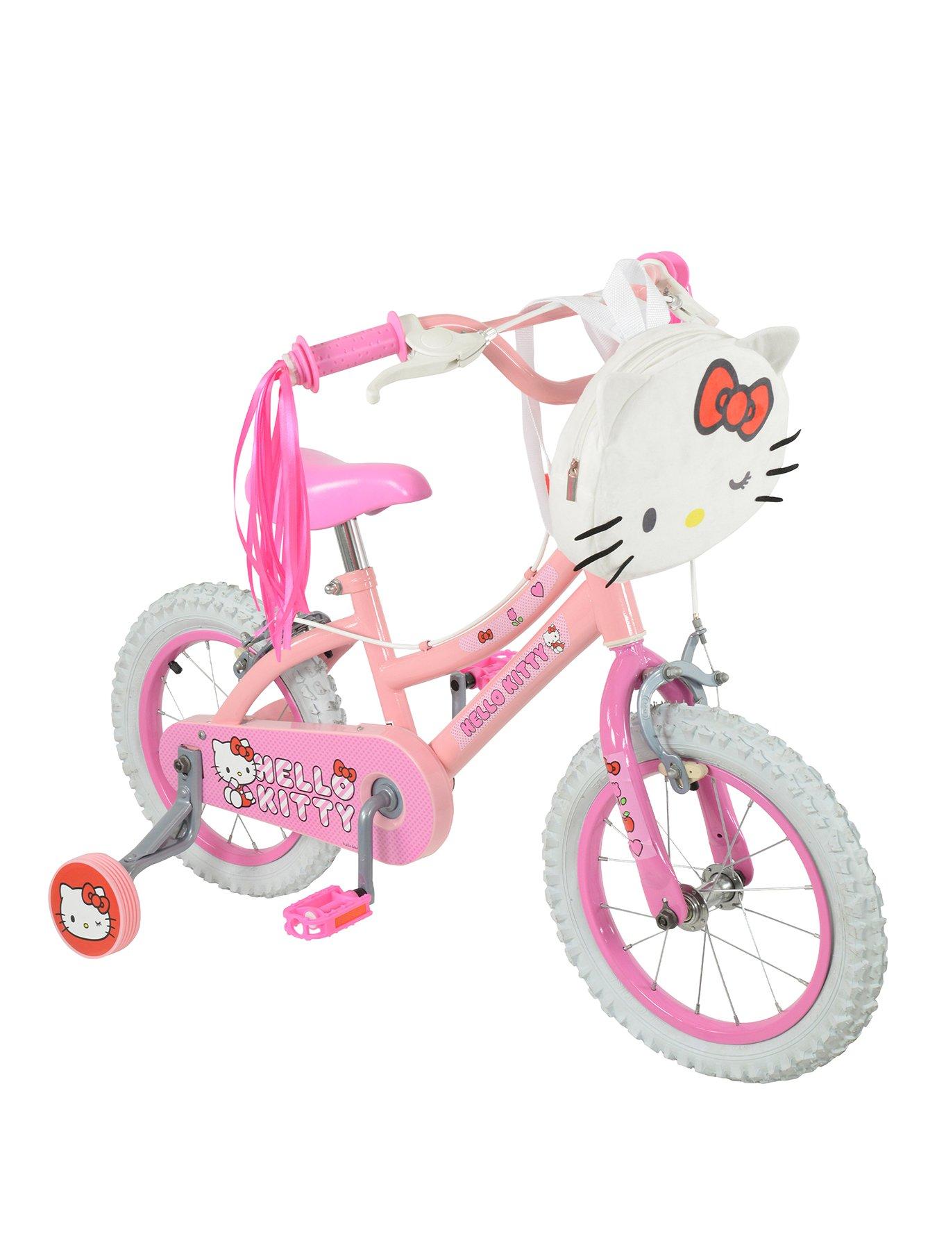 Hello Kitty Hello Kitty 14" Squishle Bike With Backpack And Tassles