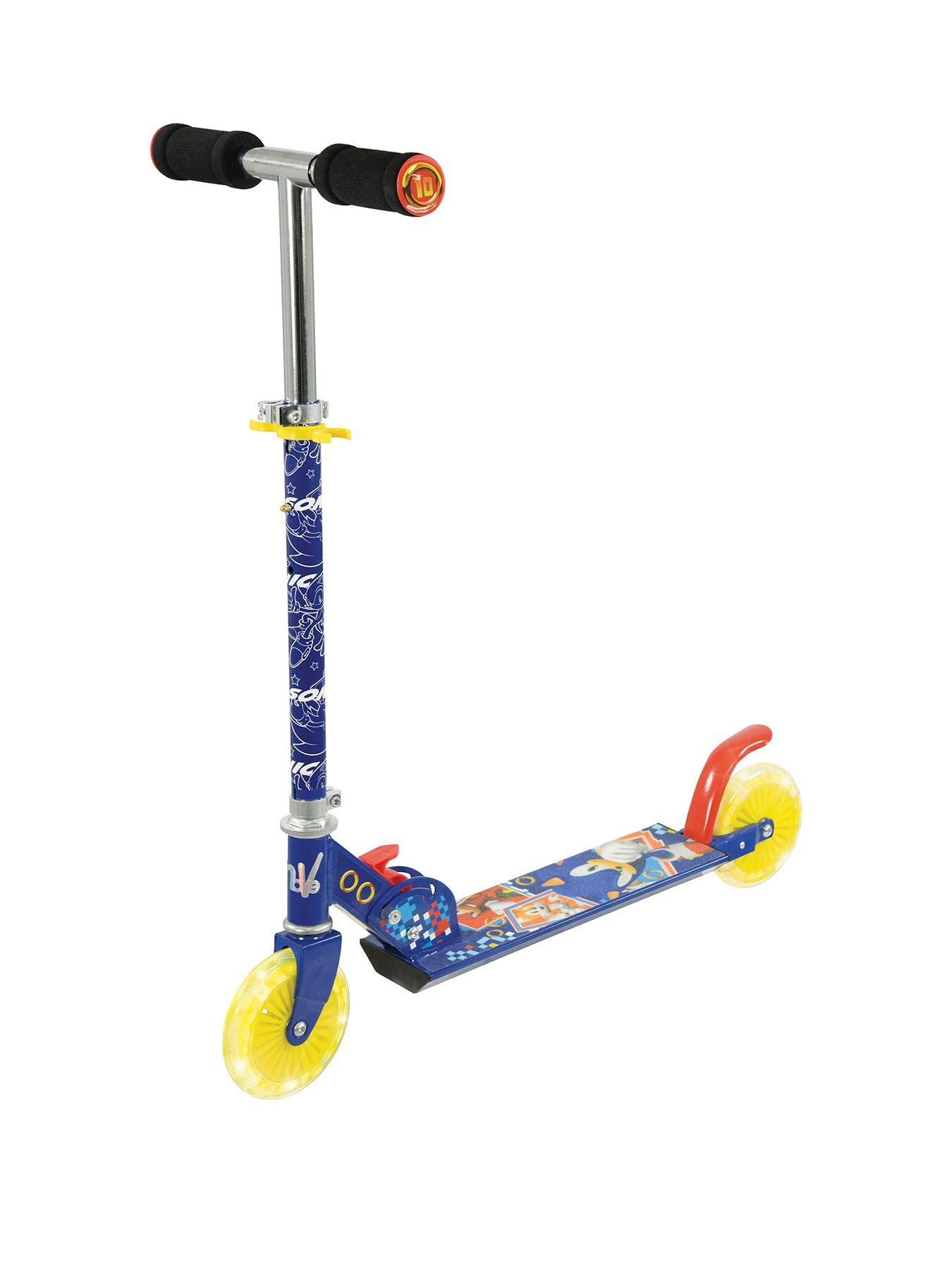 Image 1 of 6 of Sonic Sonic Folding Inline Scooter With Light Up Wheels