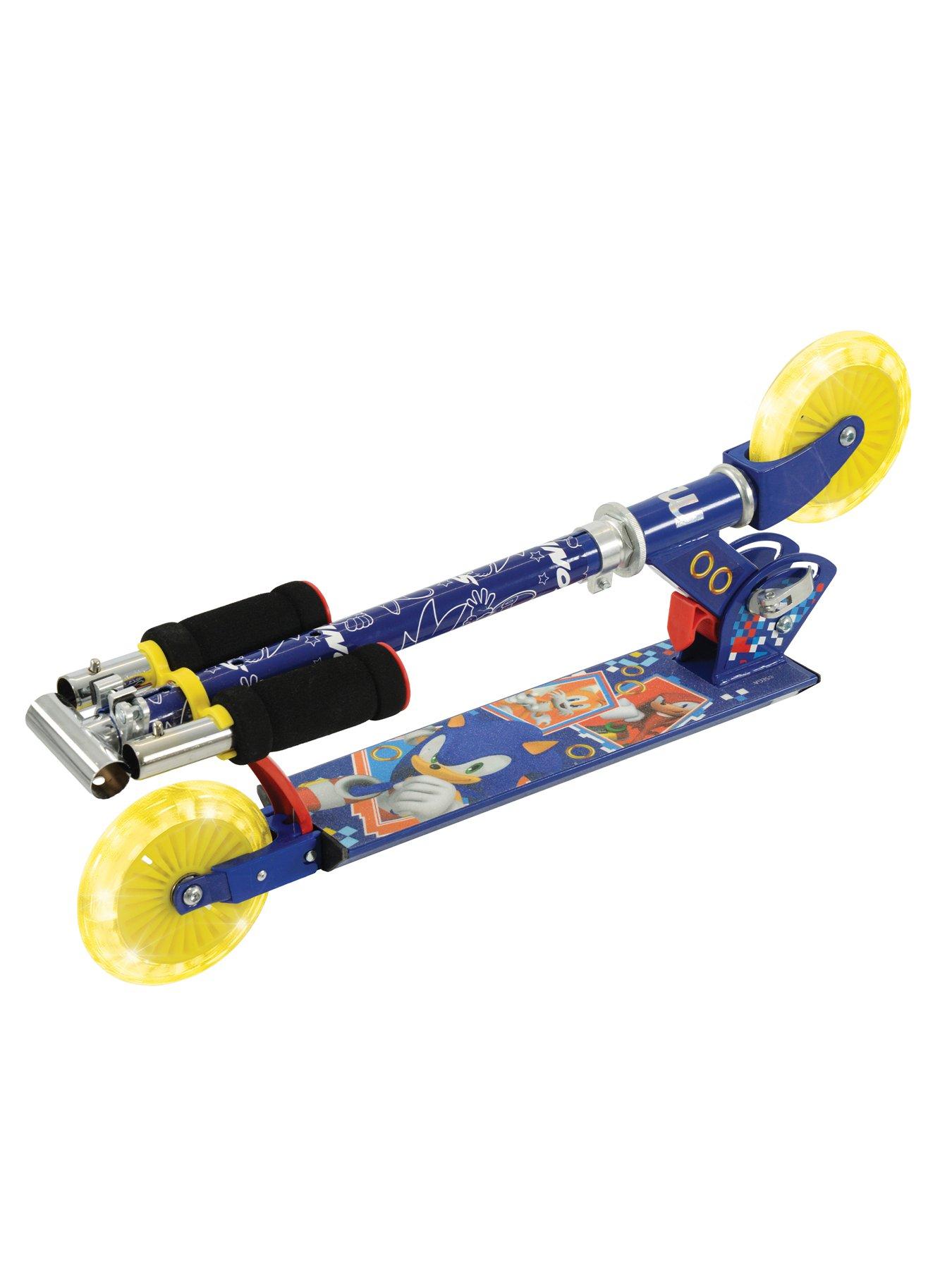 Image 6 of 6 of Sonic Sonic Folding Inline Scooter With Light Up Wheels