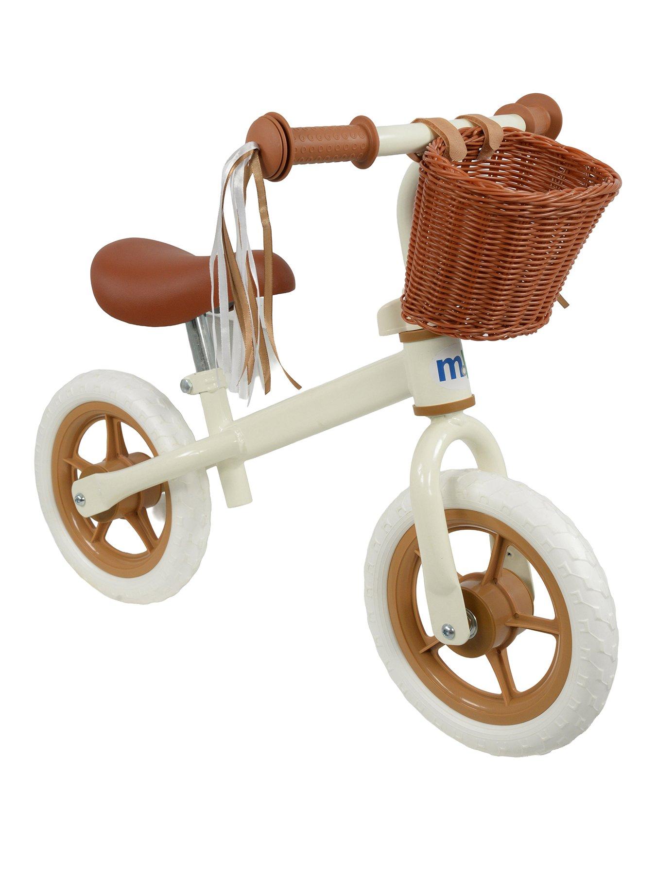 MoVe Move 10" Balance Bike With Basket And Tassels