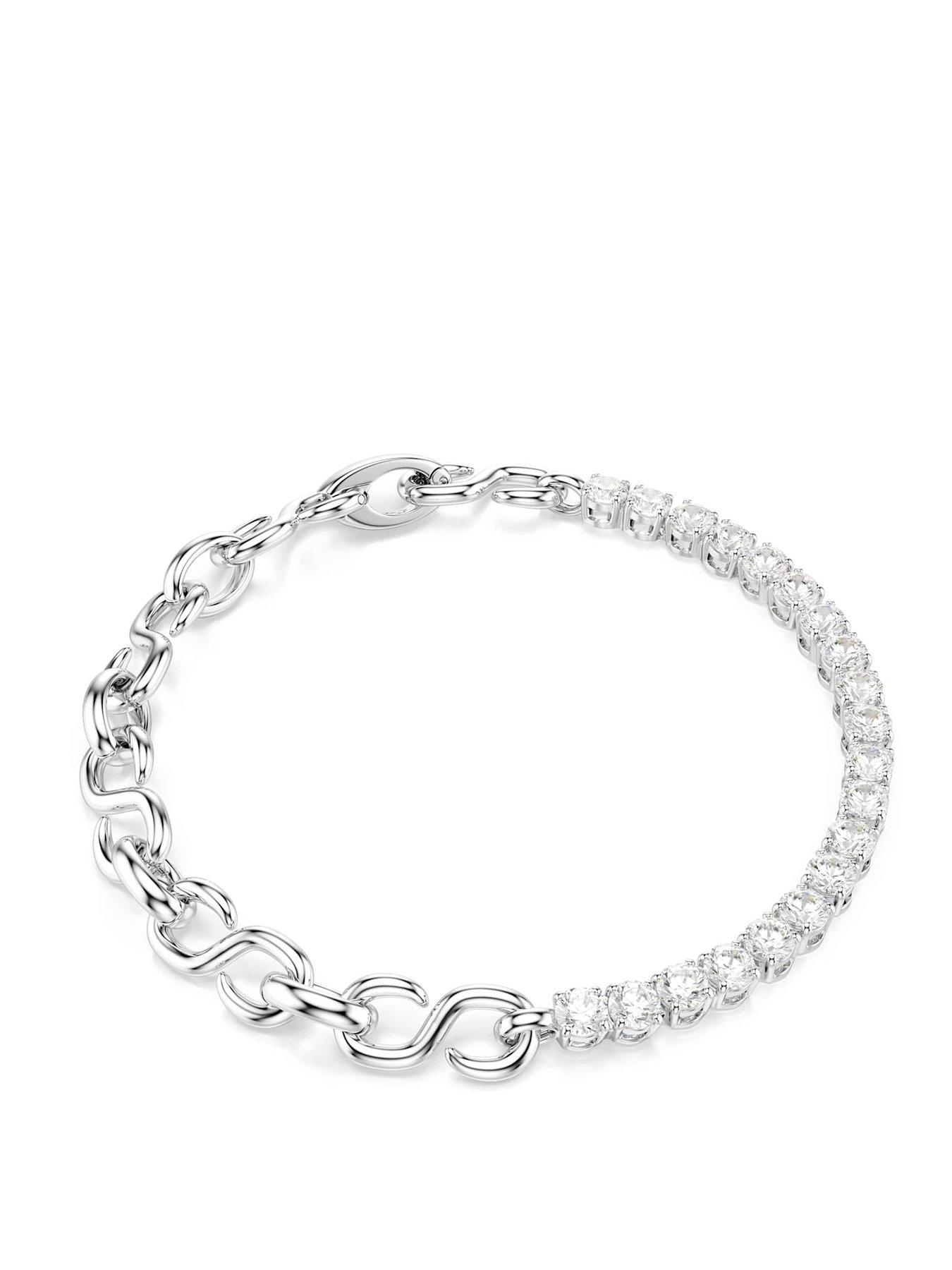 Swarovski Matrix Bracelet - Silver