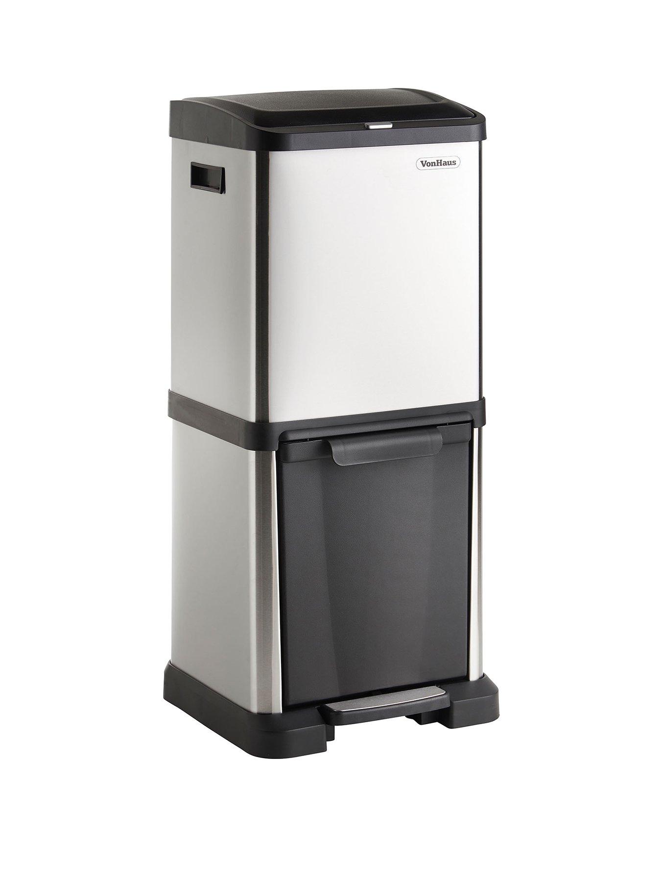 Image 2 of 7 of Vonshef 34l Double Stainless Steel Bin