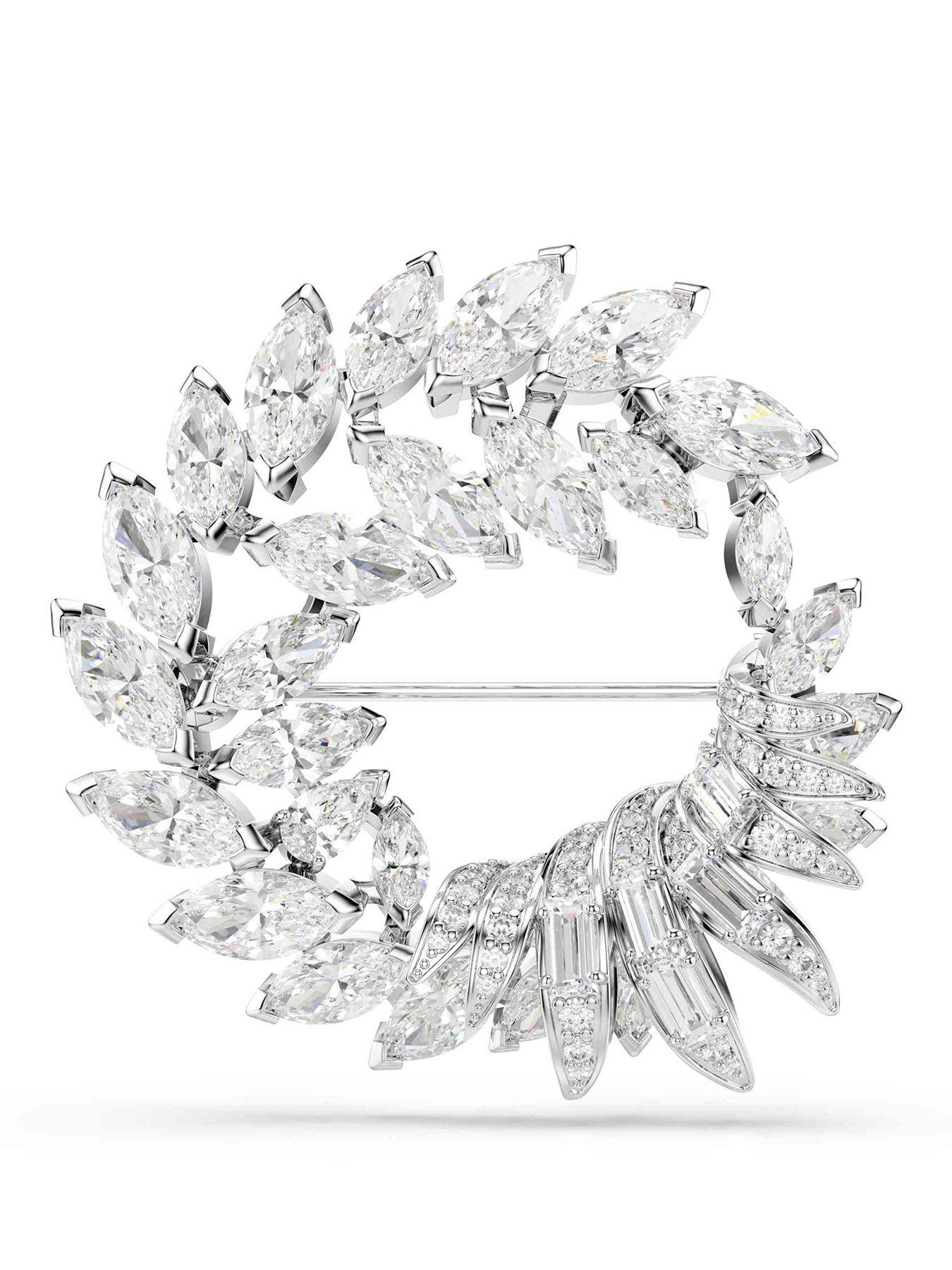Image 1 of 5 of Swarovski Mesmera Brooch - Silver