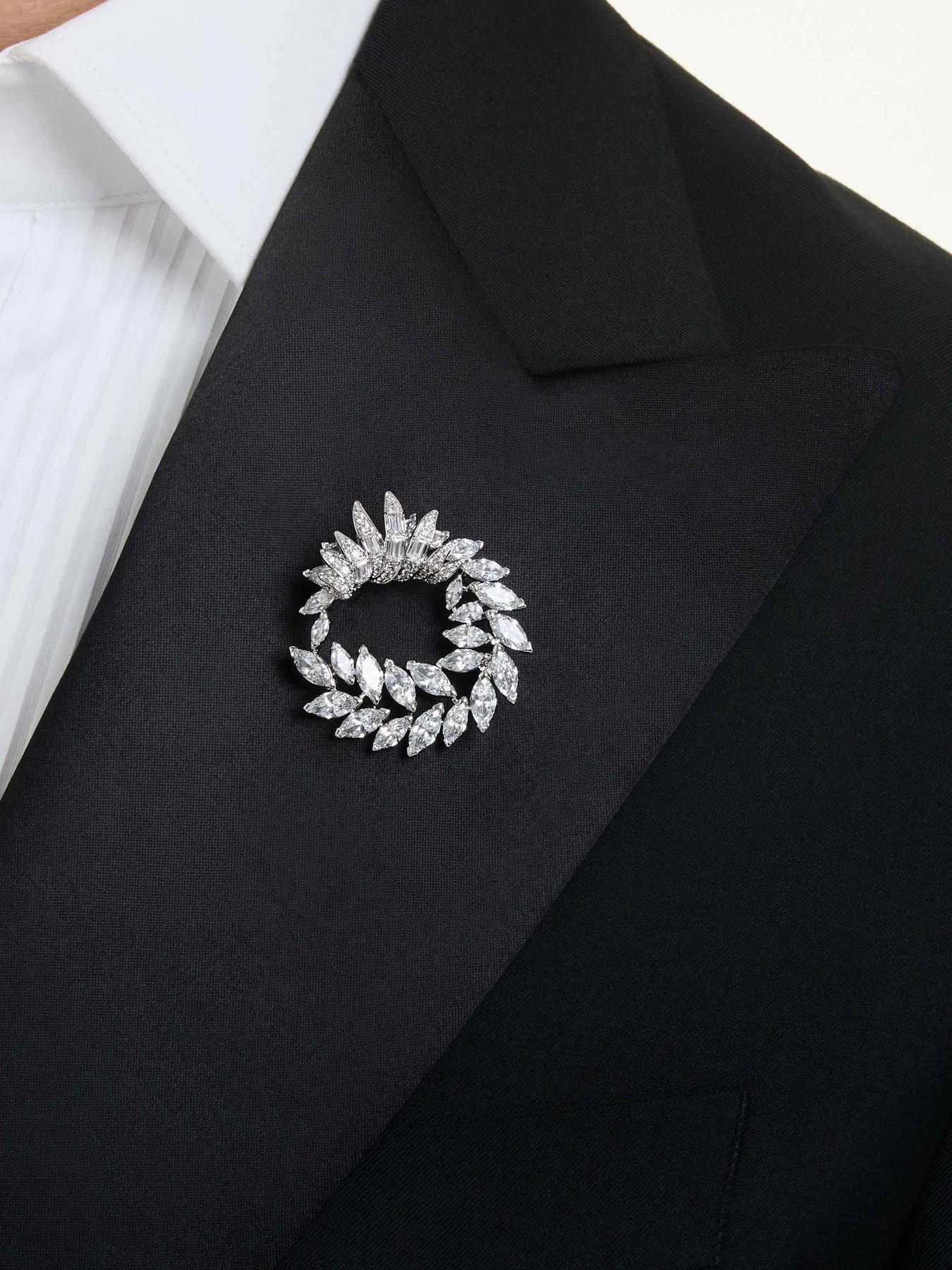 Image 2 of 5 of Swarovski Mesmera Brooch - Silver