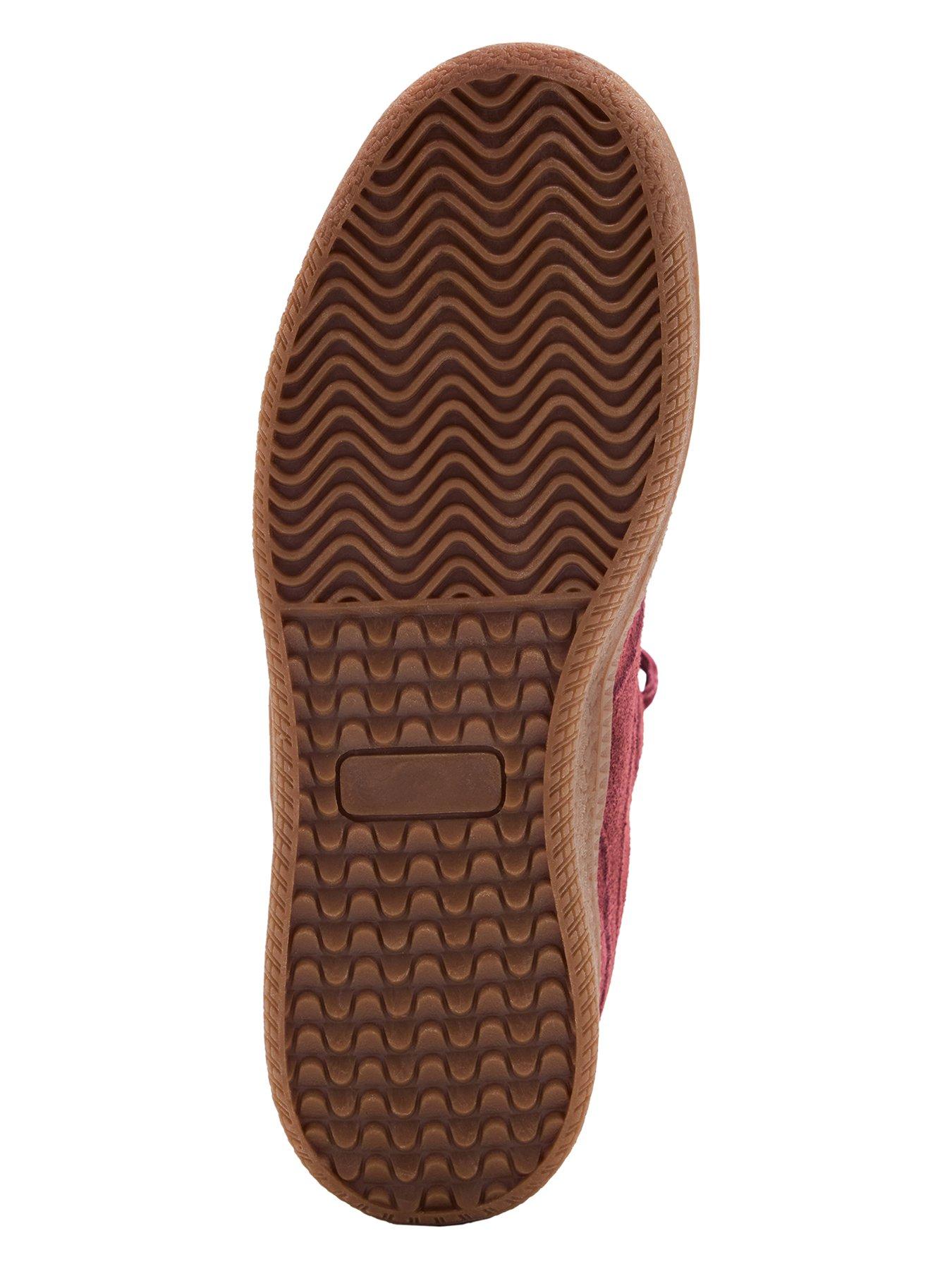 Image 5 of 7 of Mango Girls Suede Trainers - Red