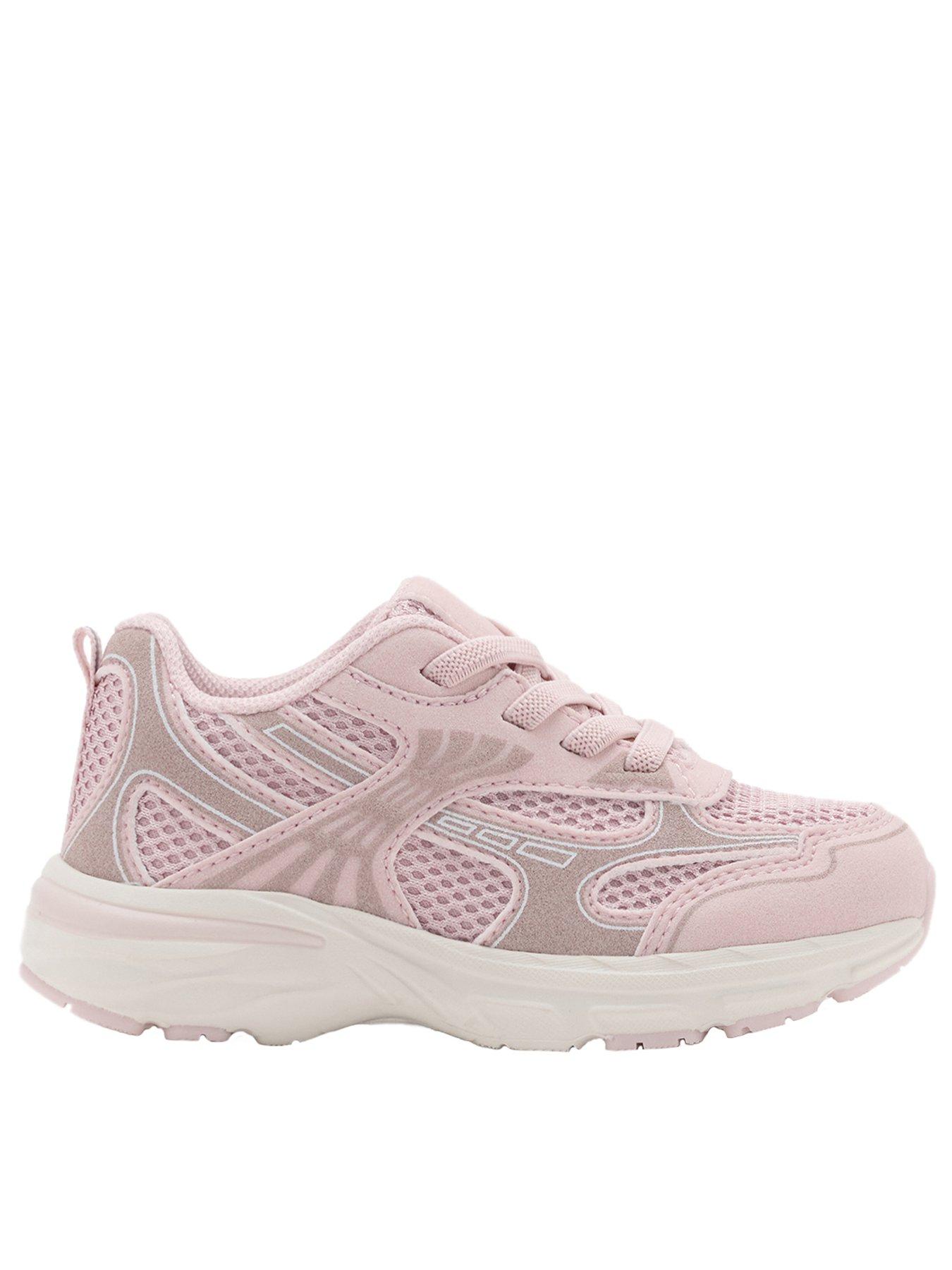 Image 1 of 6 of Mango Younger Girls Trainers - Light Pink