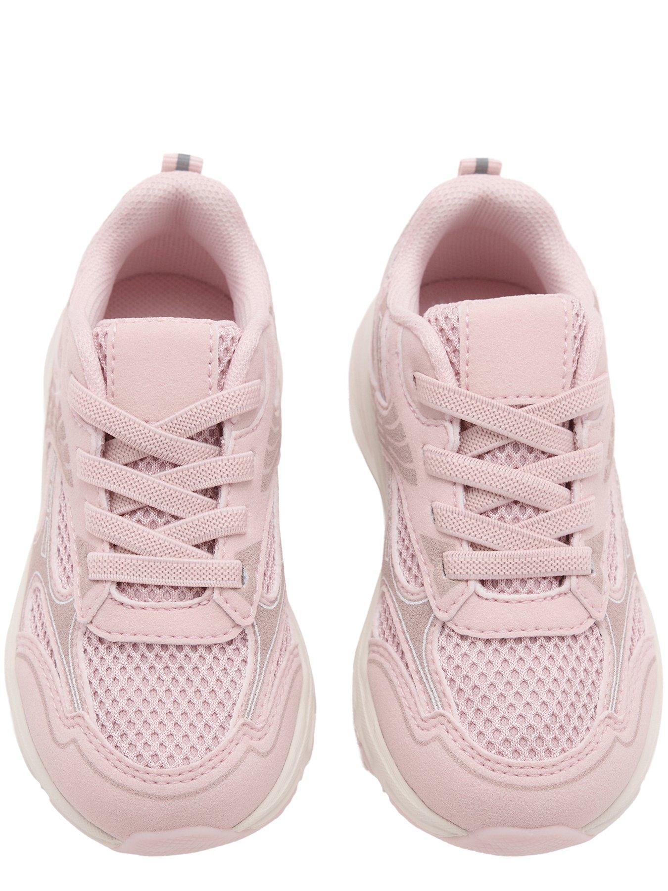 Image 4 of 6 of Mango Younger Girls Trainers - Light Pink