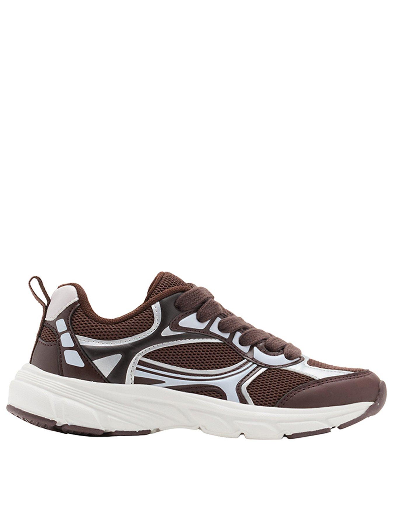 Mango Girls Two Tone Sport Trainers - Brown