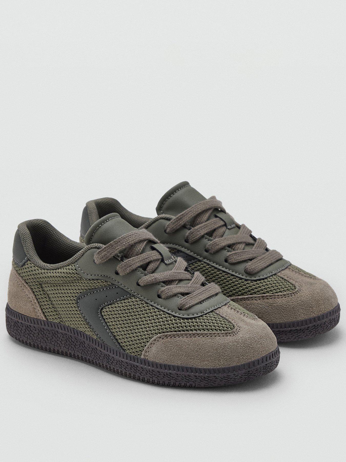 Image 1 of 4 of Mango Boys Trainers - Khaki