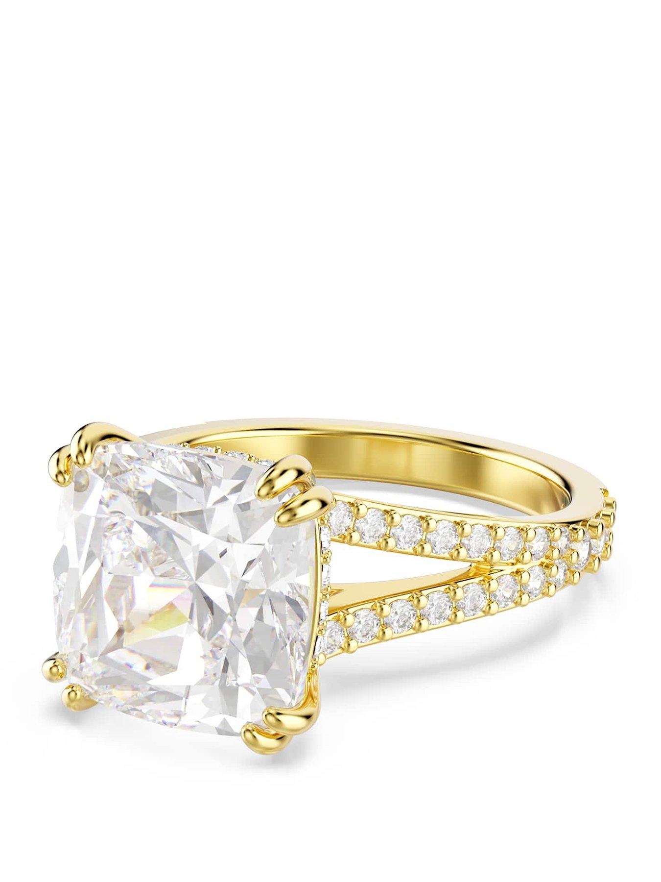 Swarovski Stilla Cocktail Ring - Gold