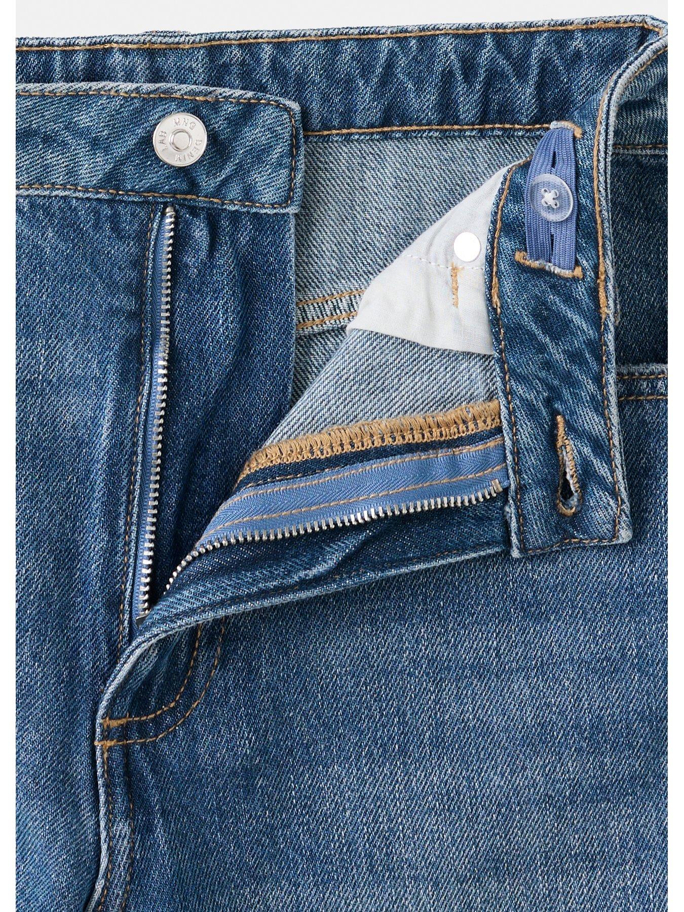 Image 3 of 4 of Mango Wide Leg Jeans - Blue