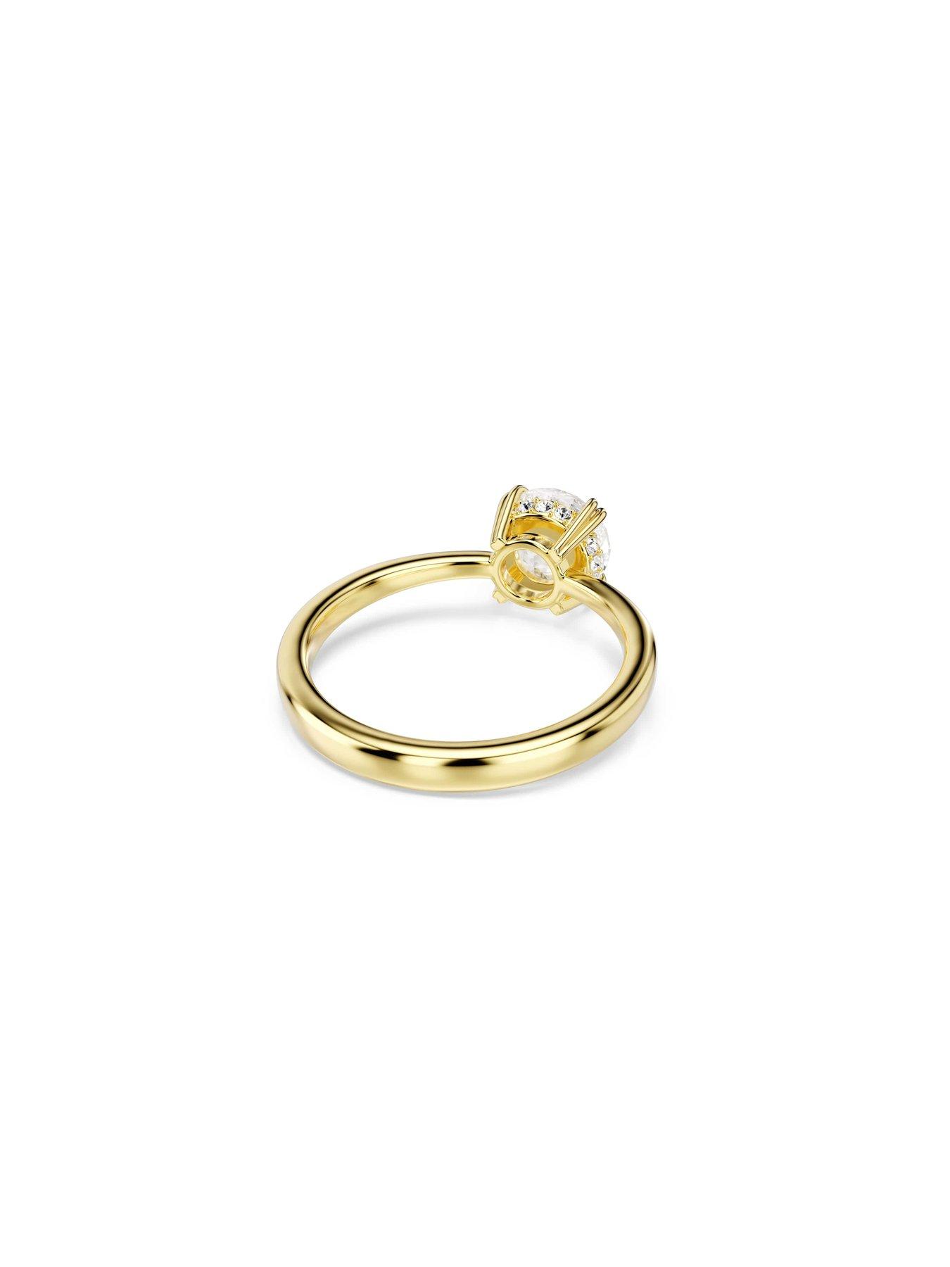 Image 5 of 5 of Swarovski Stilla Cocktail Ring - Gold