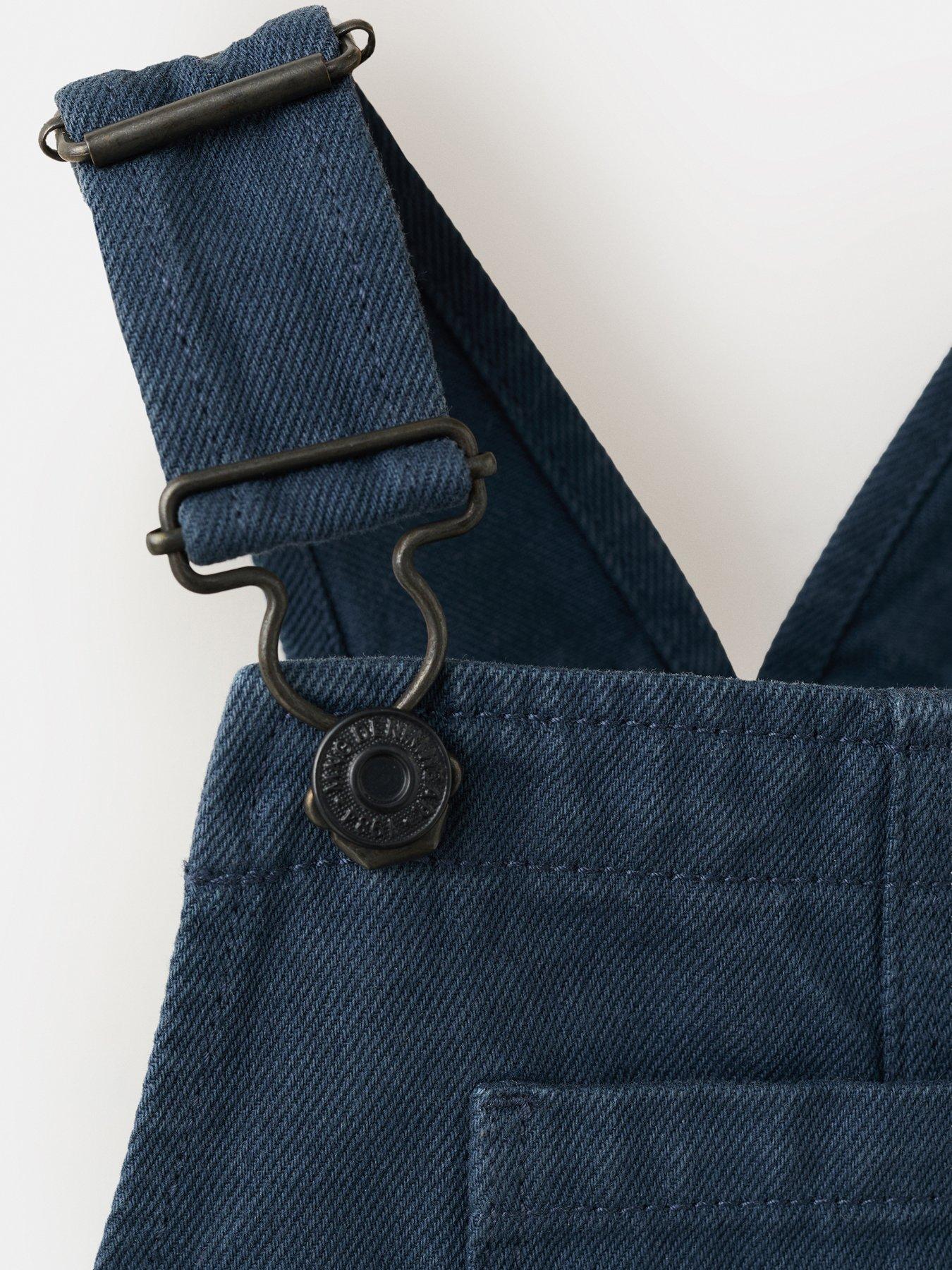Image 4 of 4 of Mango Younger Boys Dungarees - Navy