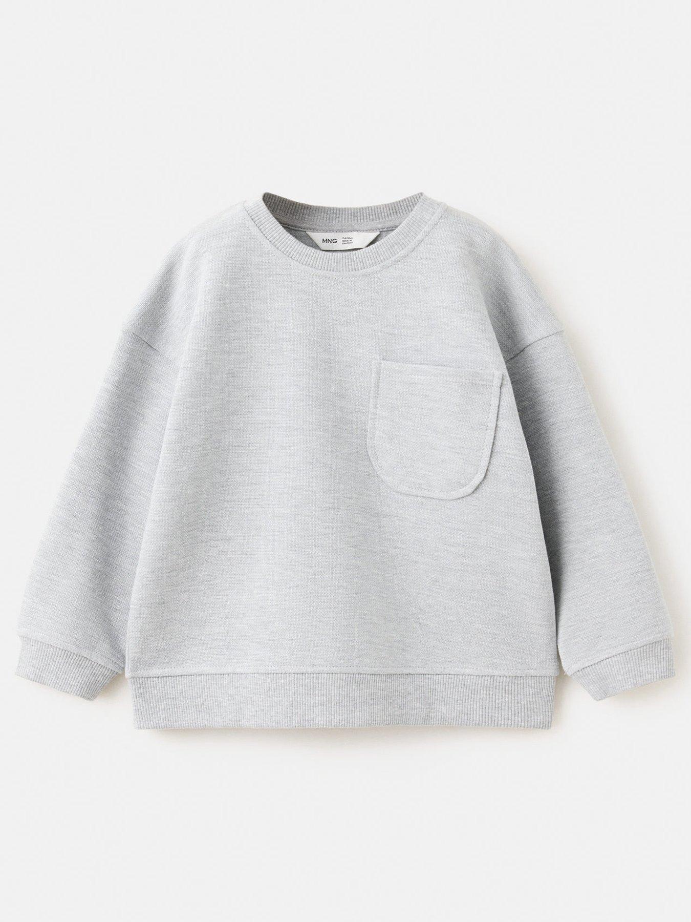 Image 2 of 5 of Mango Younger Boys Co-ord Sweat - Grey
