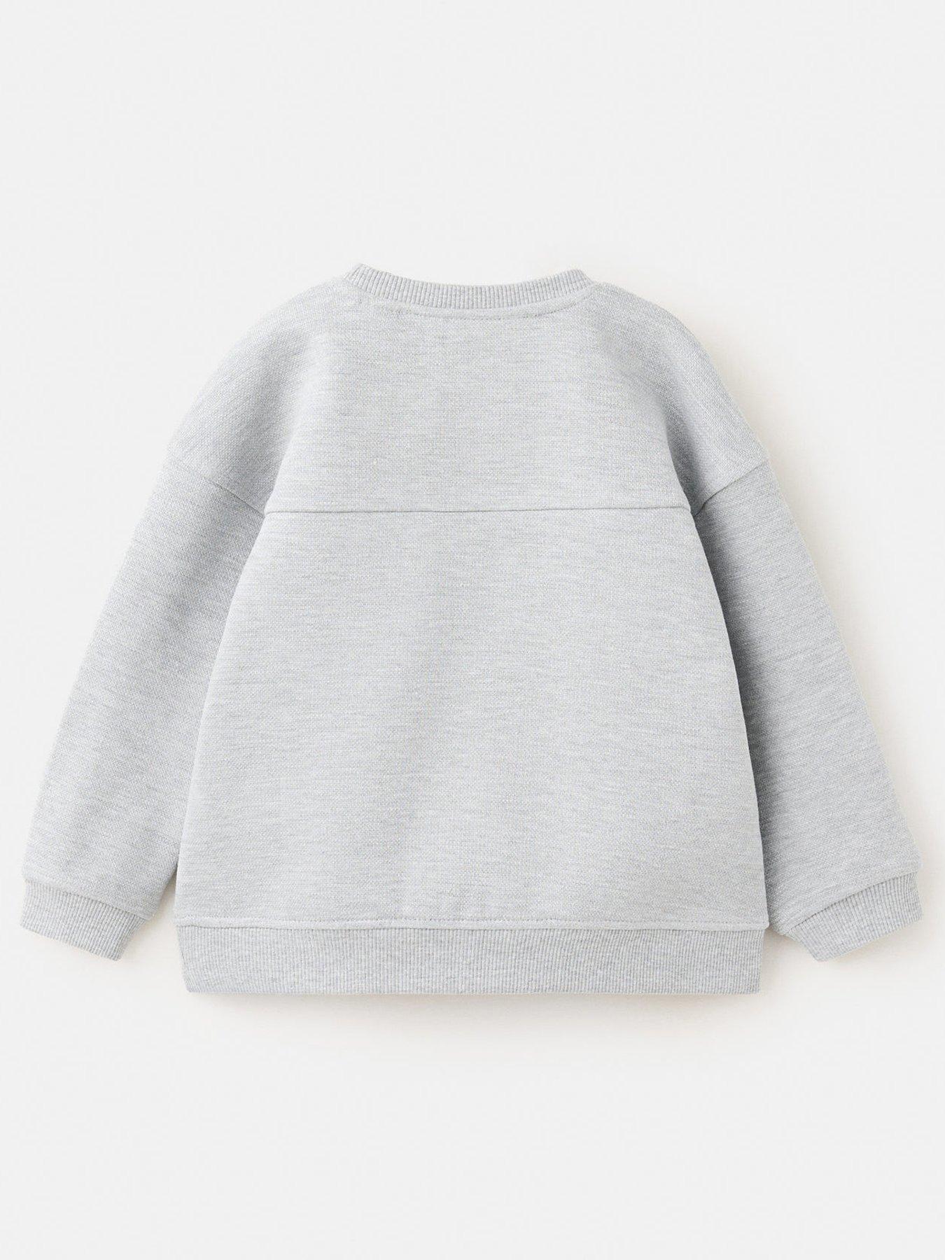 Image 3 of 5 of Mango Younger Boys Co-ord Sweat - Grey