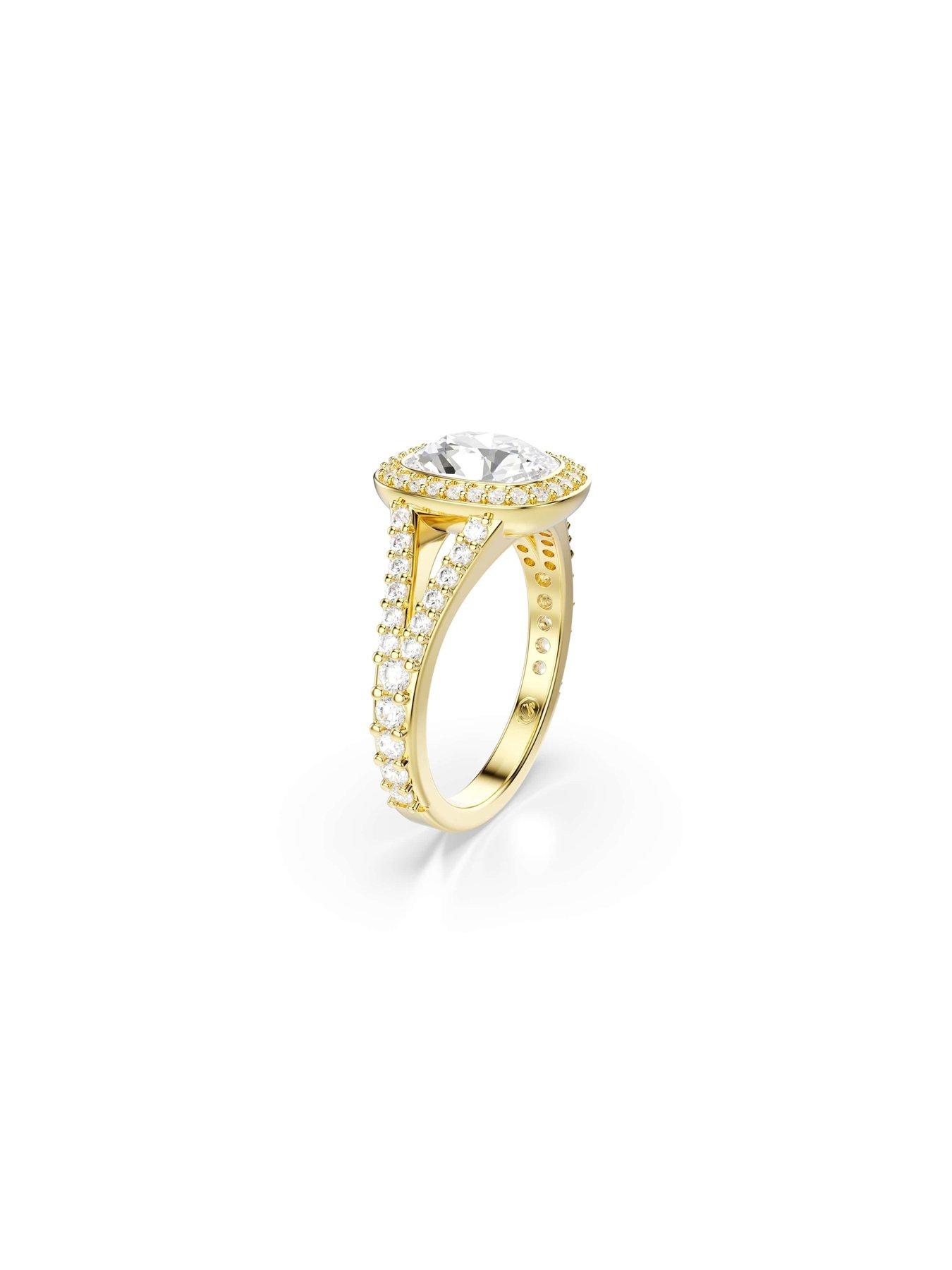 Image 3 of 5 of Swarovski Una Angelic Ring - Gold