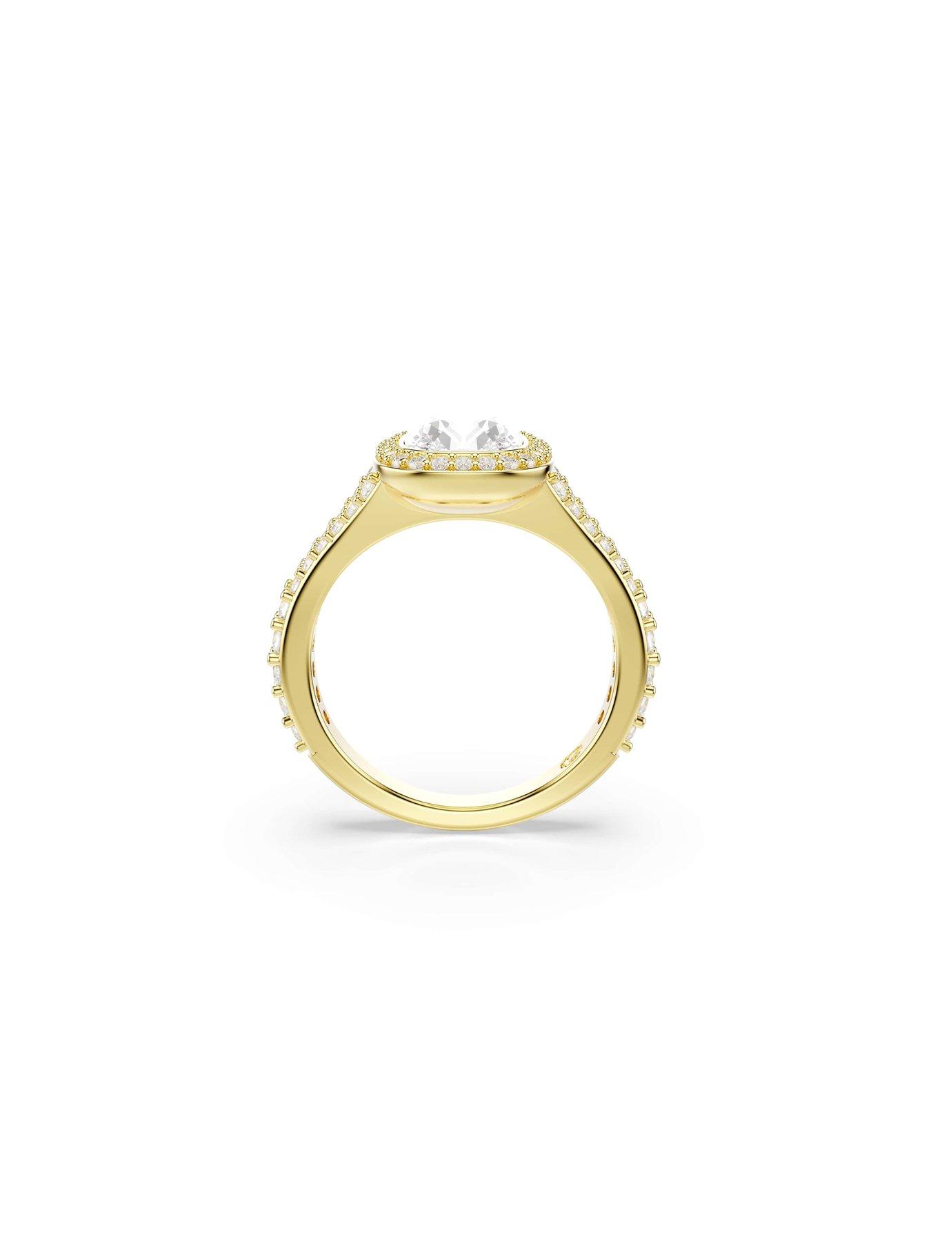Image 4 of 5 of Swarovski Una Angelic Ring - Gold