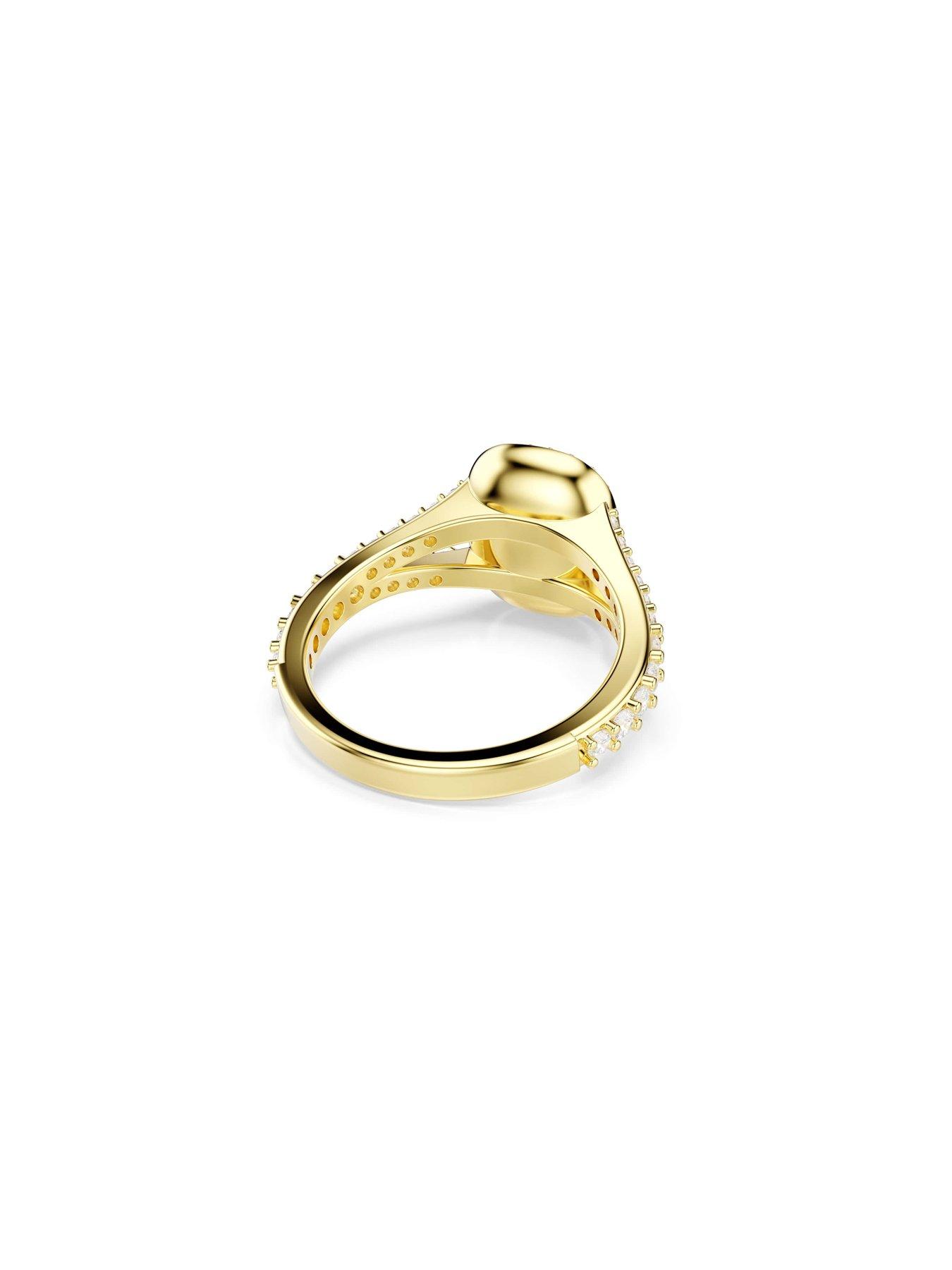 Image 5 of 5 of Swarovski Una Angelic Ring - Gold