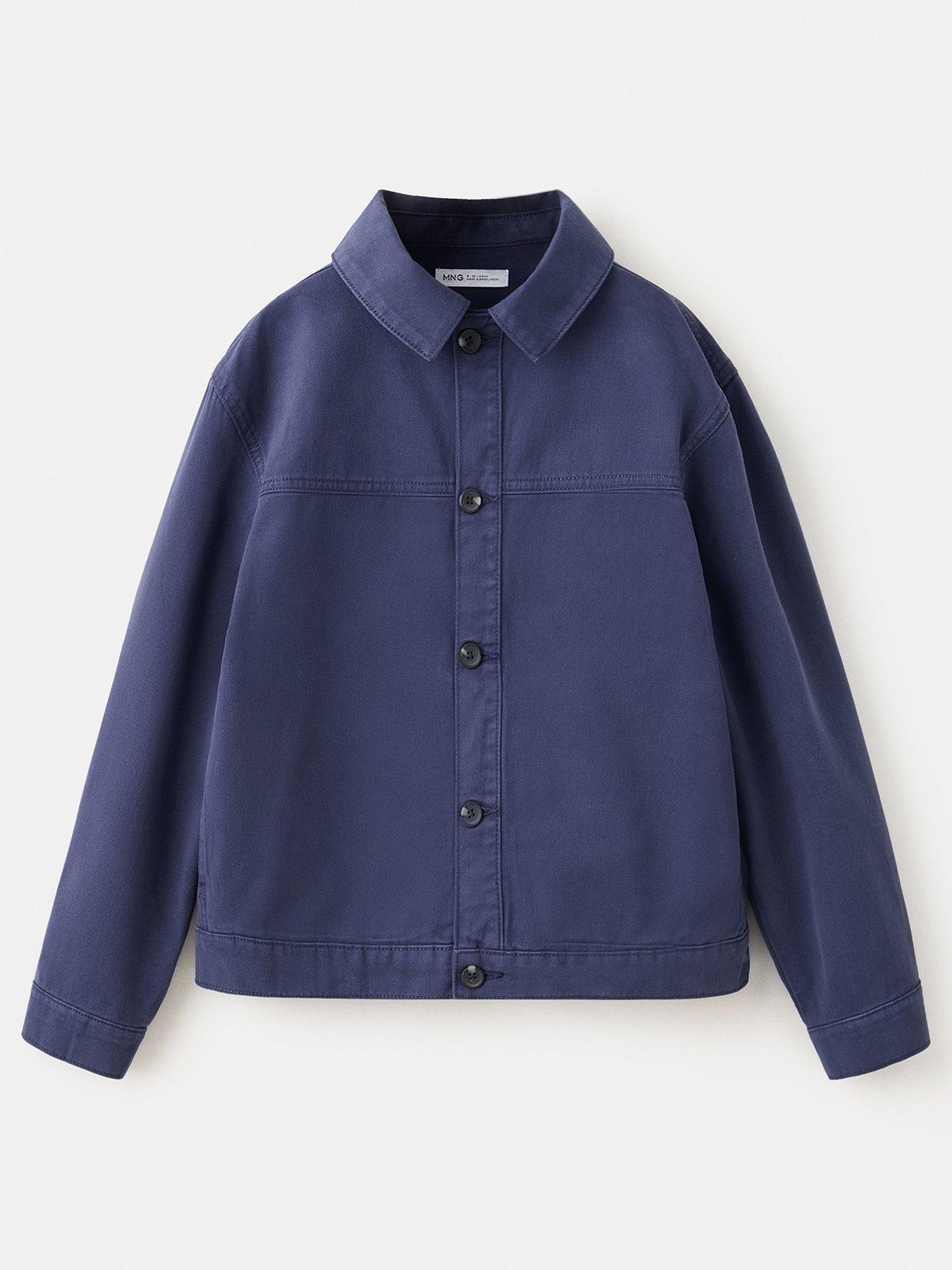 Image 1 of 4 of Mango Boys Heritage Jacket - Navy