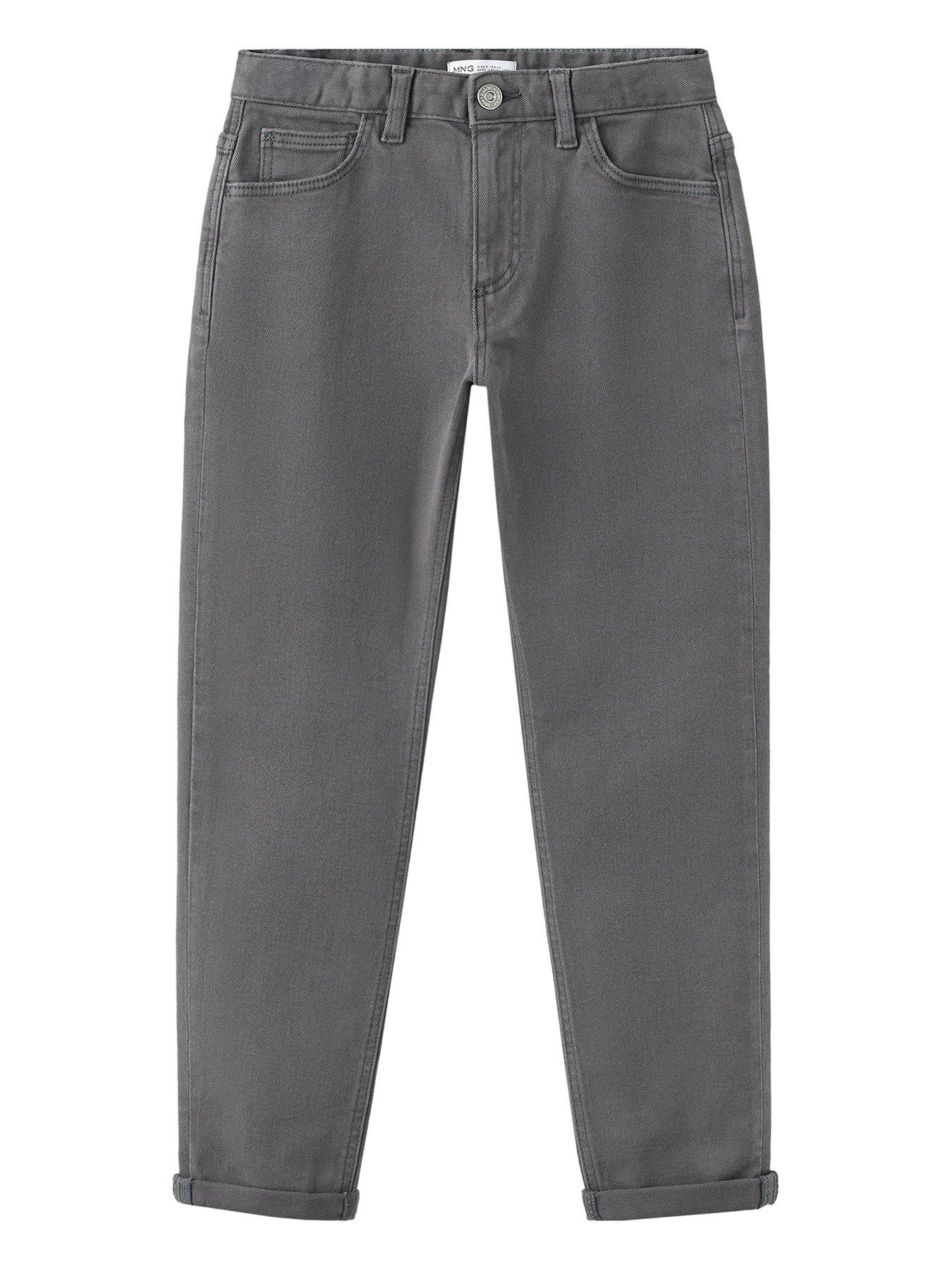Image 1 of 4 of Mango Boys Coloured Jeans - Dark Grey