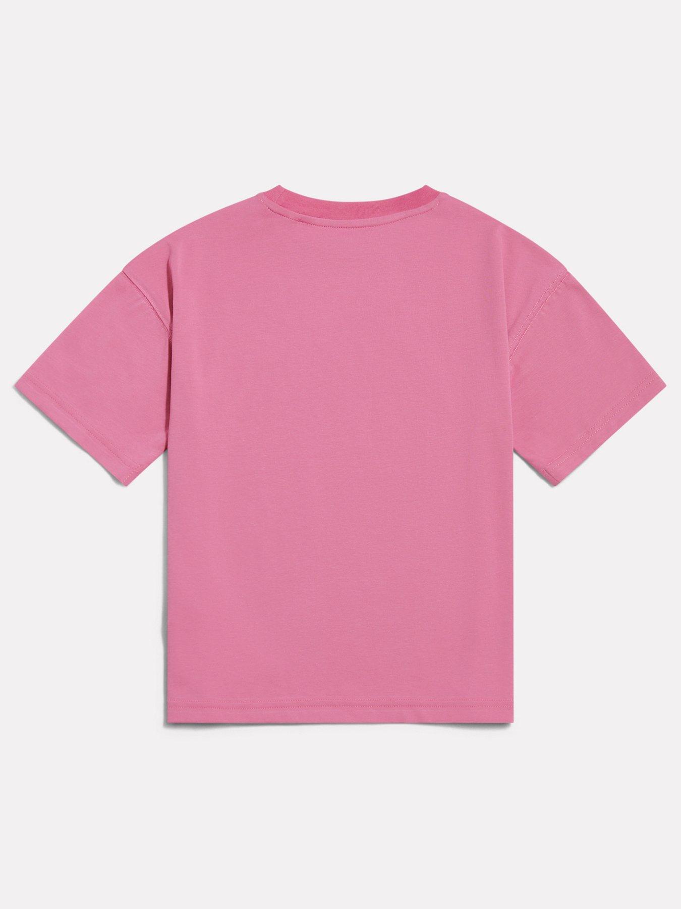 Image 2 of 3 of New Balance Small Logo Jersey T-Shirt - Pink