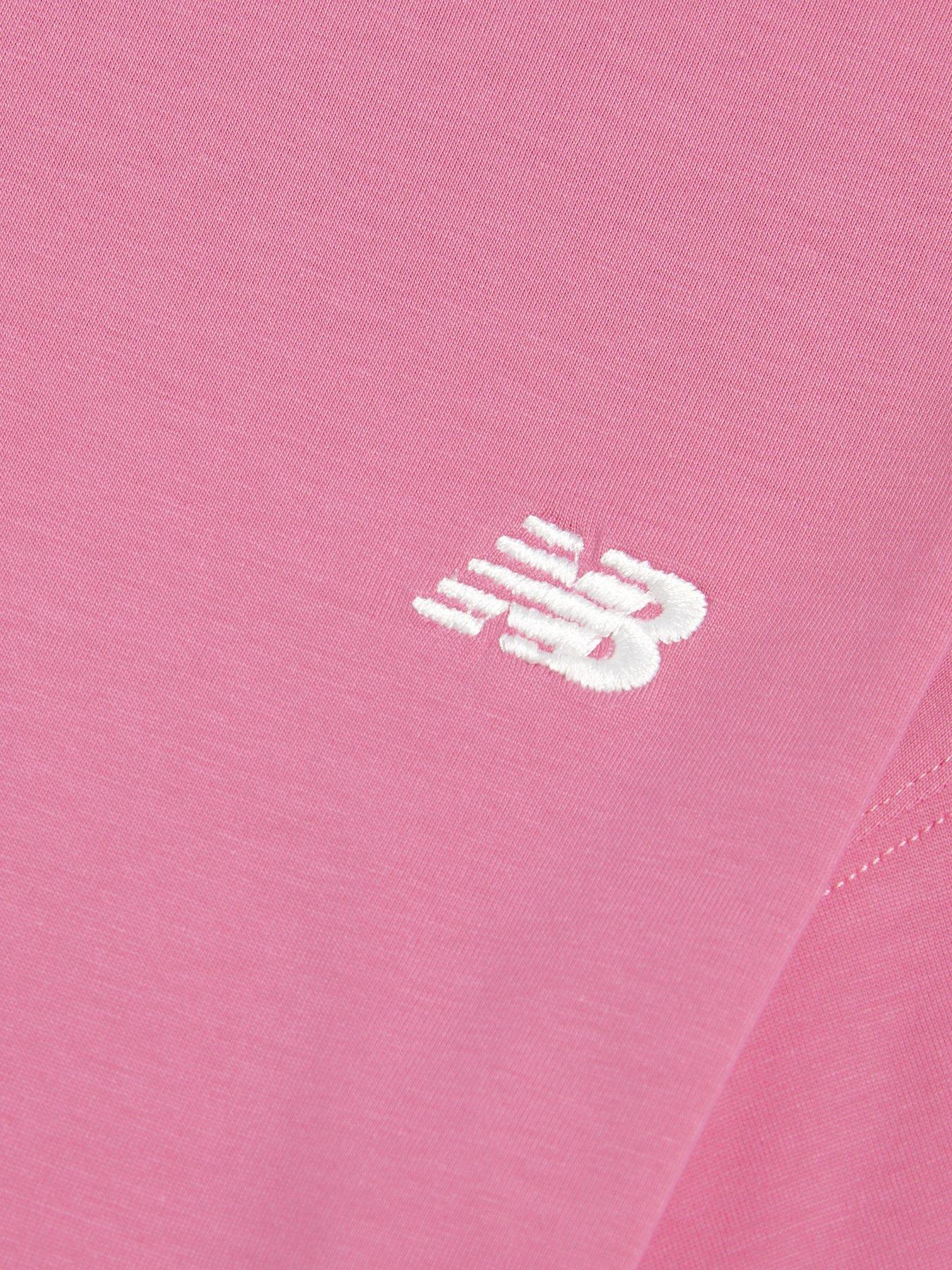 Image 3 of 3 of New Balance Small Logo Jersey T-Shirt - Pink