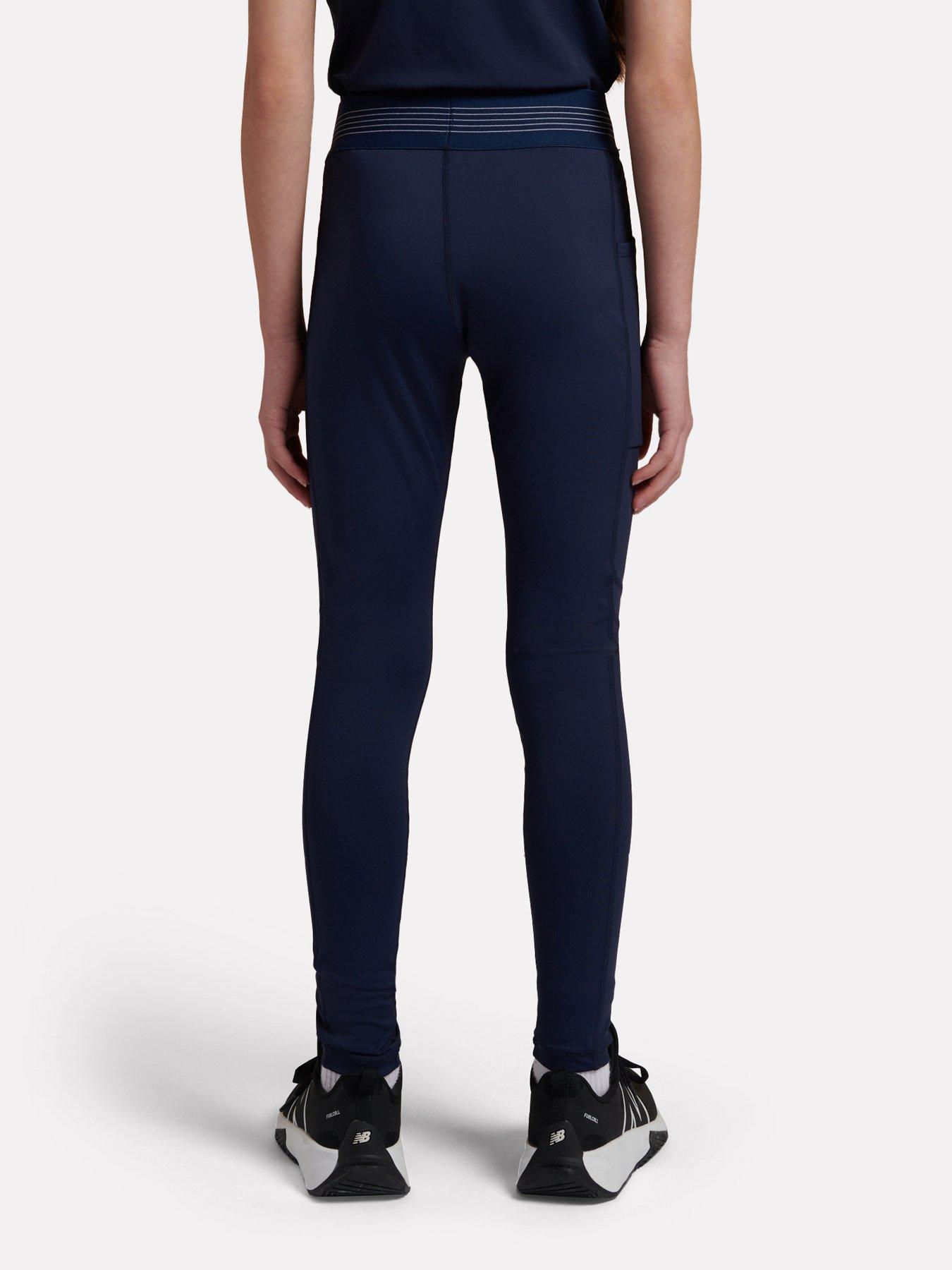 Image 2 of 7 of New Balance Junior Girls Performance Pocket Leggings - Navy