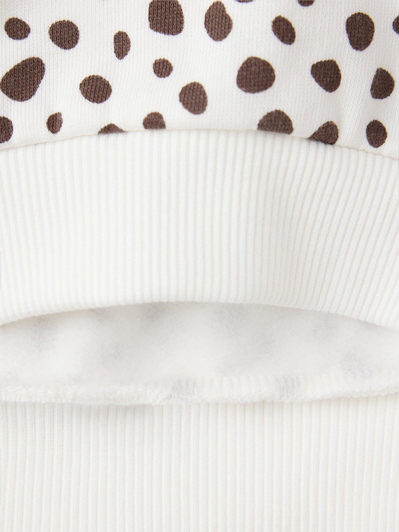 Image 5 of 5 of Mango Girls 101 Dalmatians Print Ribbed Sweatshirt - Cream