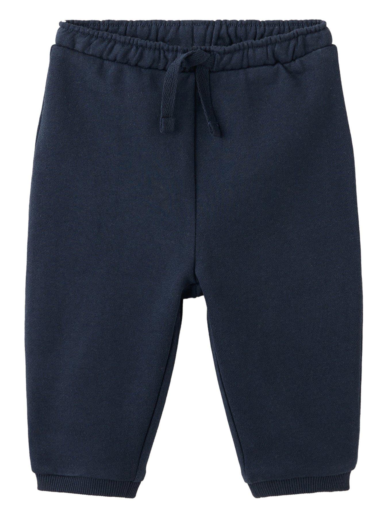 Image 1 of 4 of Mango Boys' Drawstring Joggers - Navy
