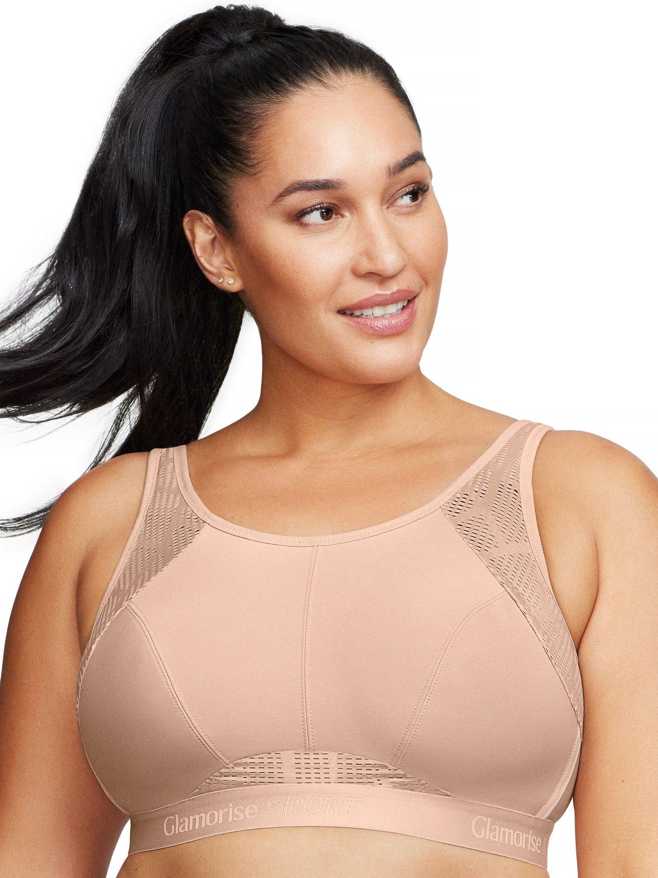 Glamorise Glamorise 1068 Sport Bra - Cafe