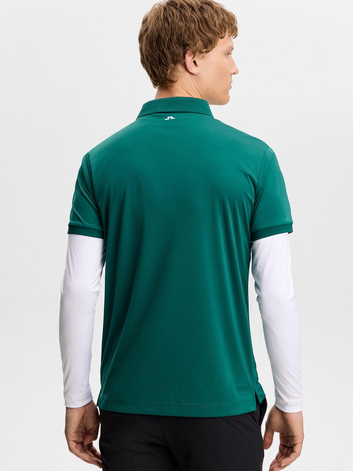 Image 2 of 5 of J LINDEBERG Mens Golf Tour Tech Polo - Green