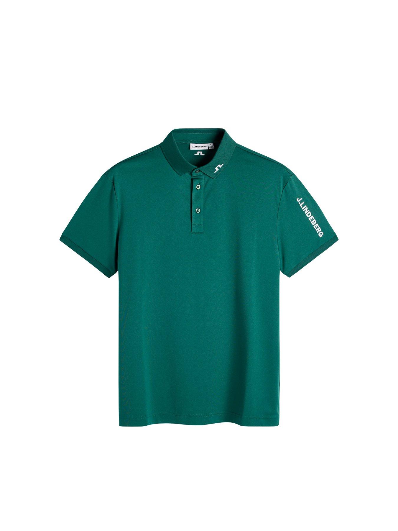 Image 5 of 5 of J LINDEBERG Mens Golf Tour Tech Polo - Green