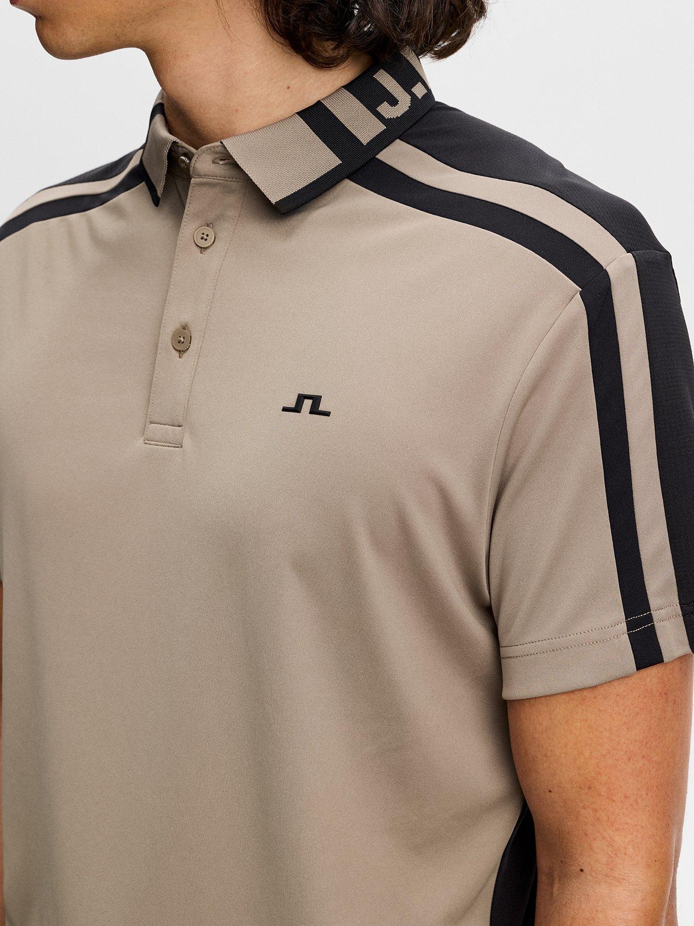 Image 4 of 5 of J LINDEBERG Mens Golf Bozak Polo - Brown
