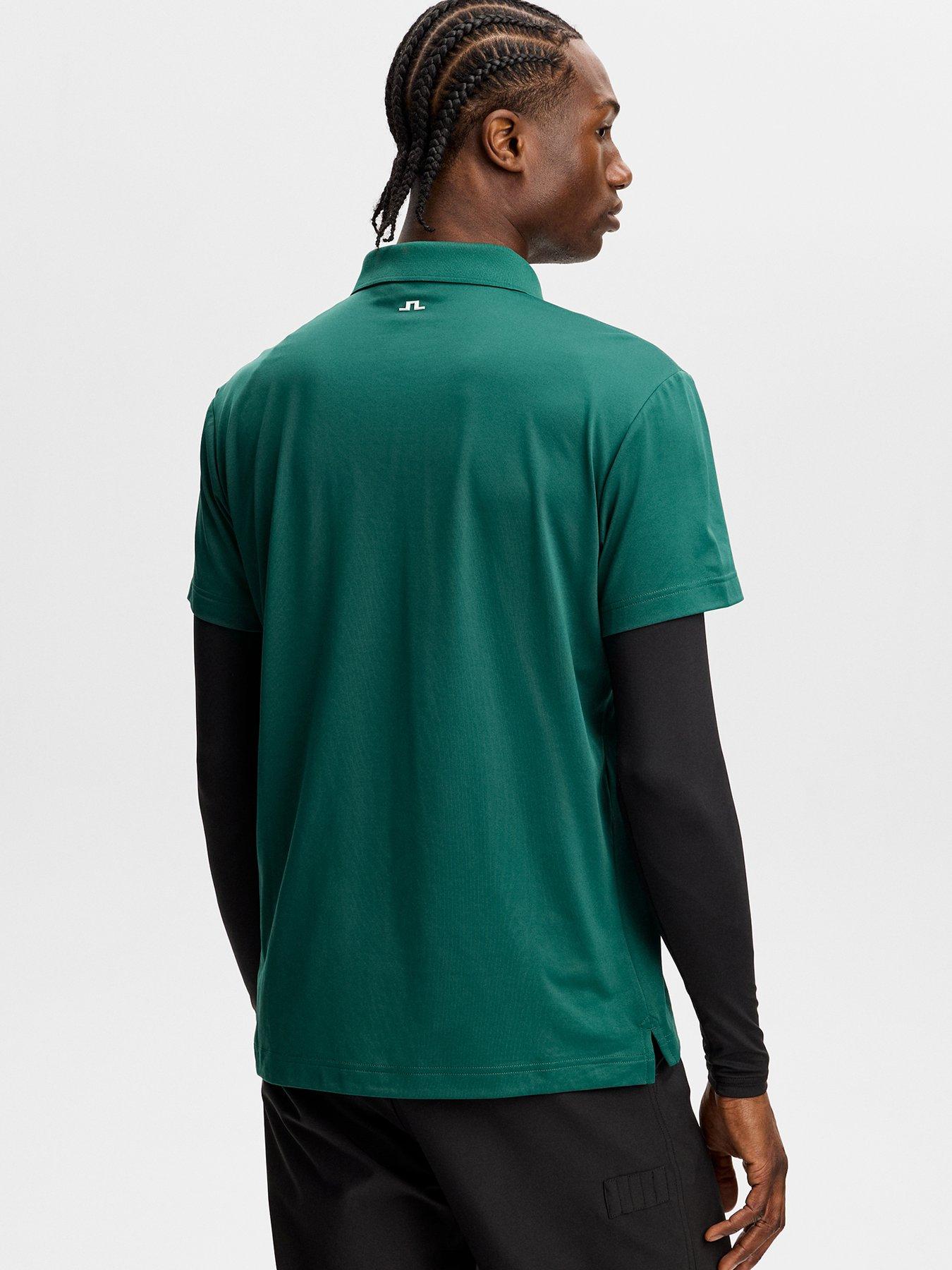 Image 2 of 5 of J LINDEBERG Mens Golf Bridge Polo - Green