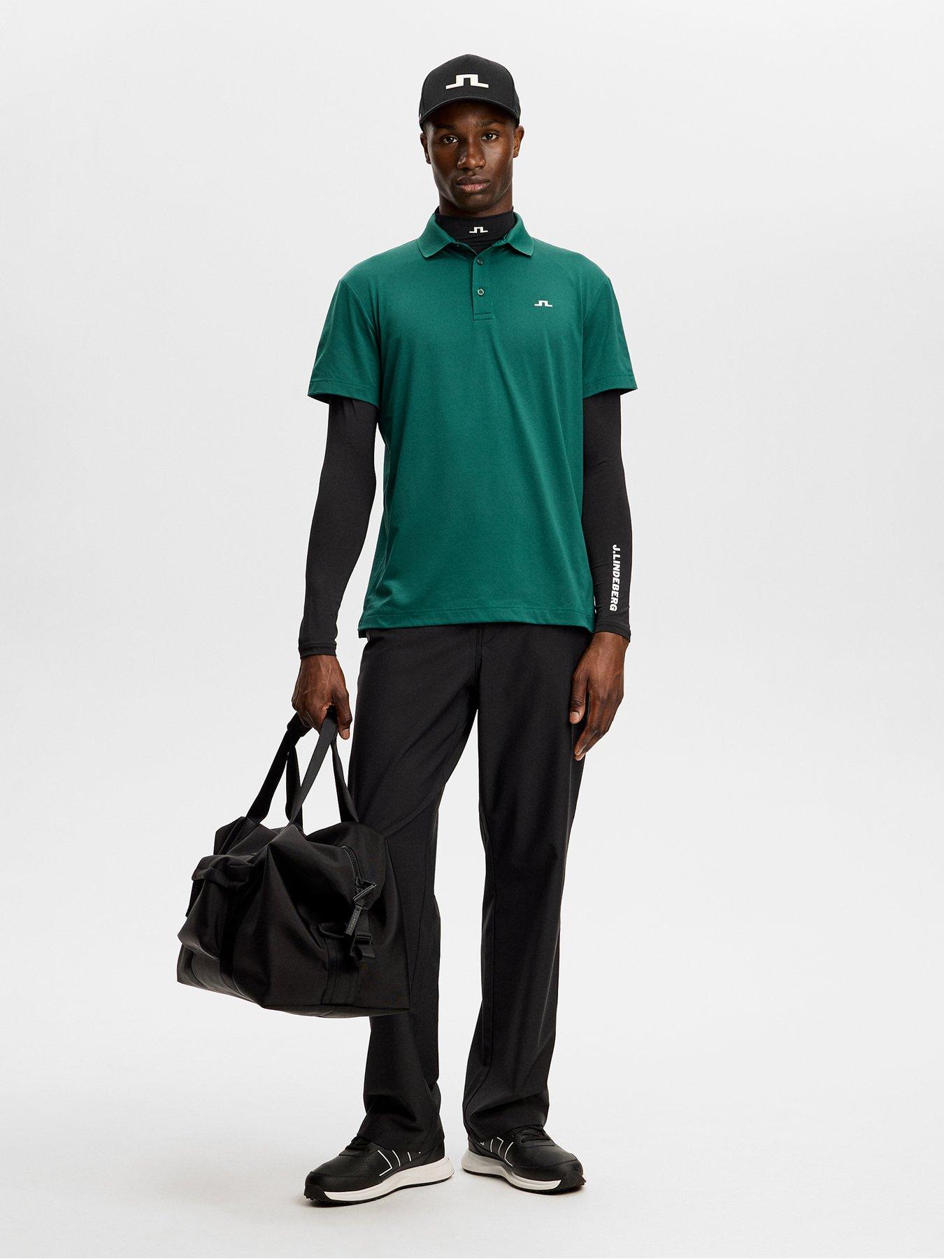 Image 3 of 5 of J LINDEBERG Mens Golf Bridge Polo - Green