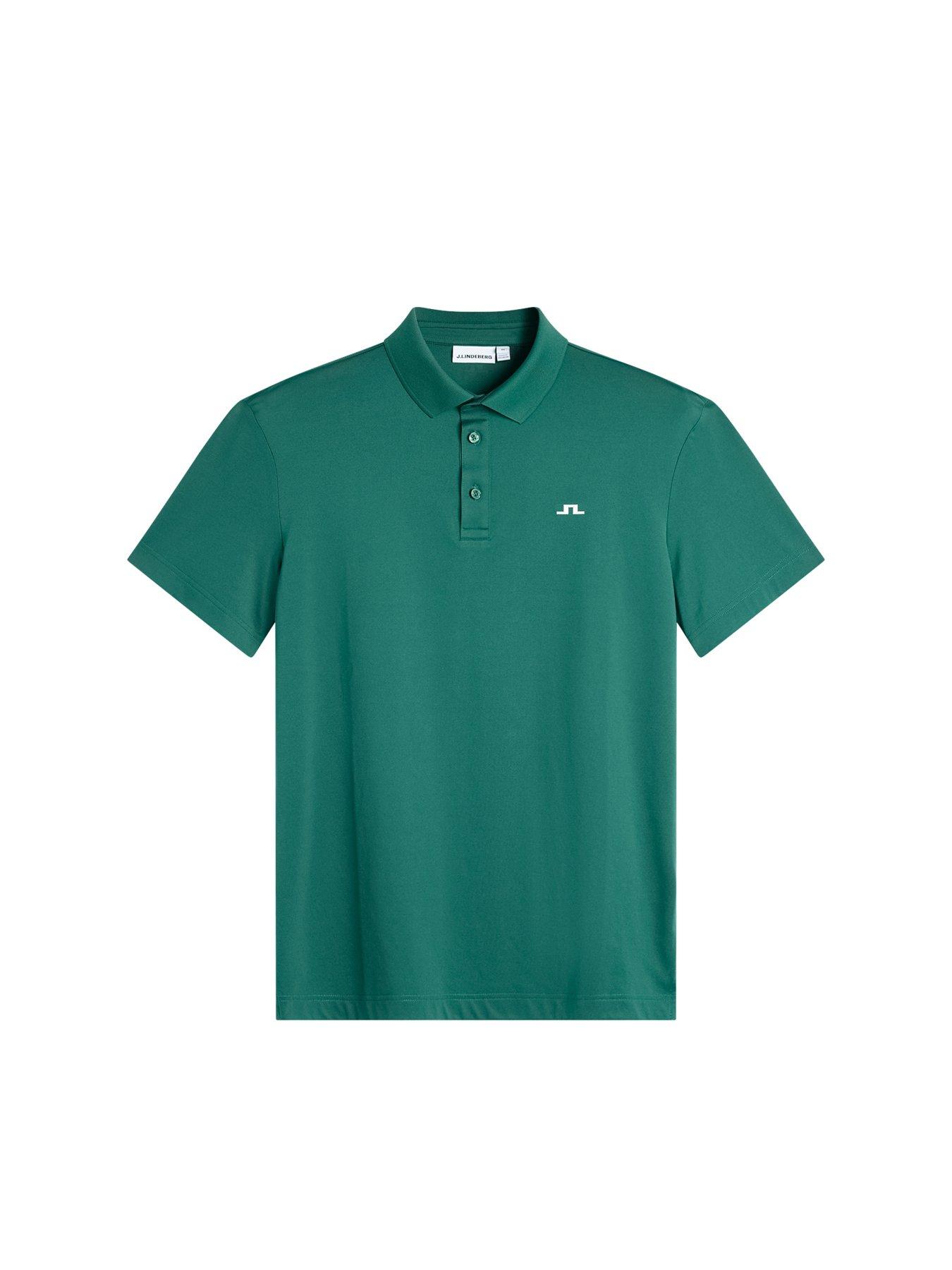 Image 5 of 5 of J LINDEBERG Mens Golf Bridge Polo - Green