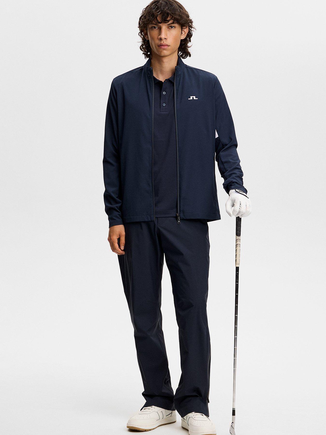 Image 3 of 5 of J LINDEBERG Mens Golf Lionel Polo - Navy