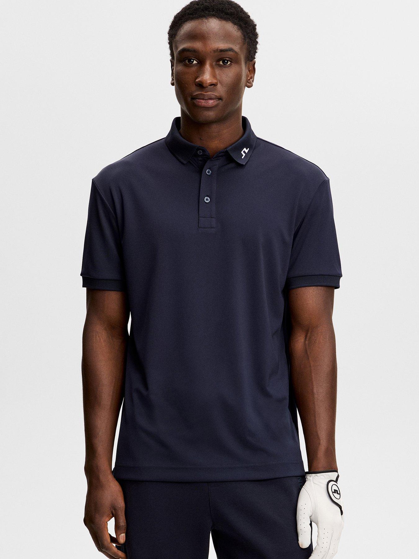 J LINDEBERG Mens Golf KV Polo - Navy