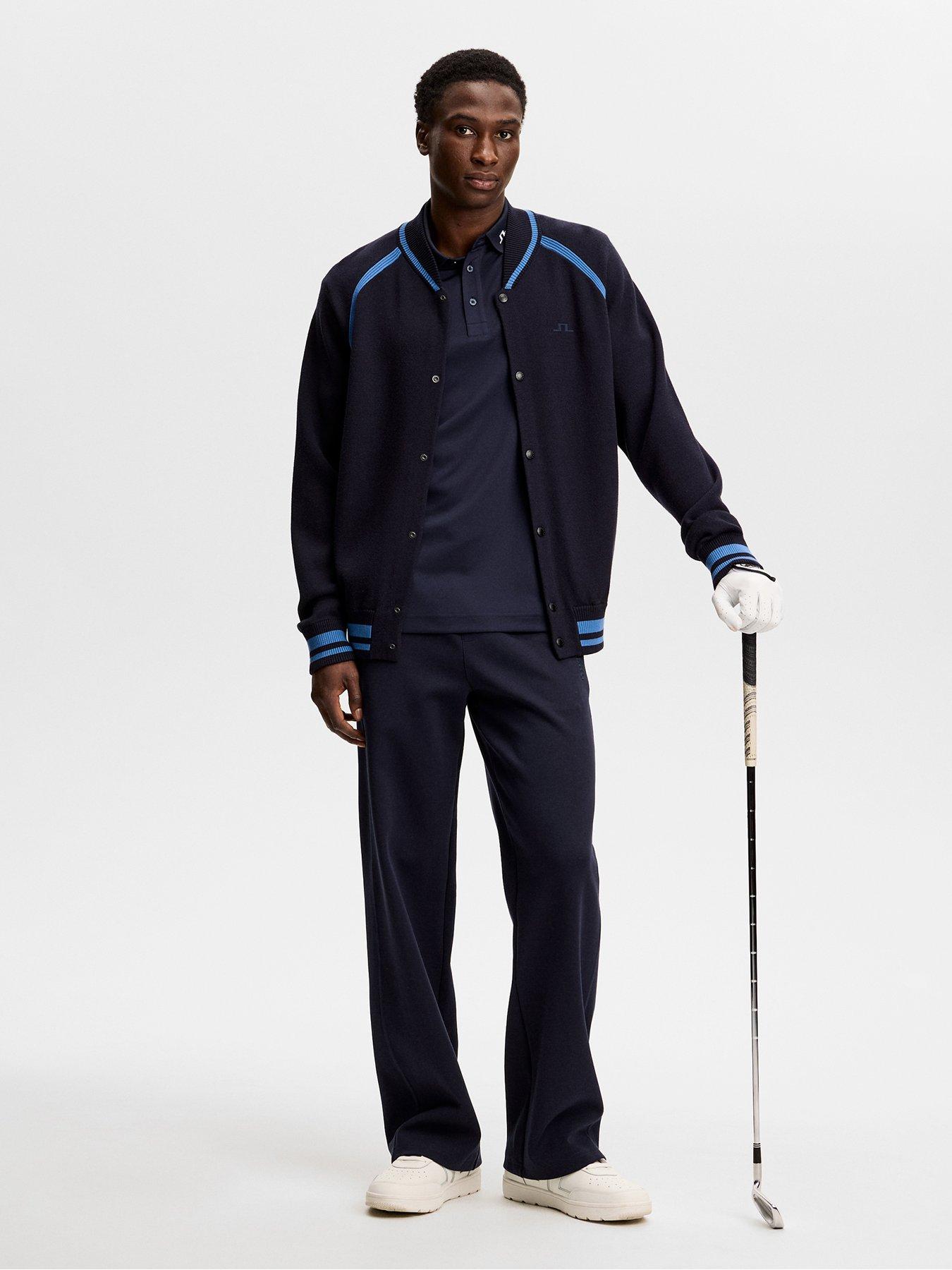Image 3 of 6 of J LINDEBERG Mens Golf KV Polo - Navy